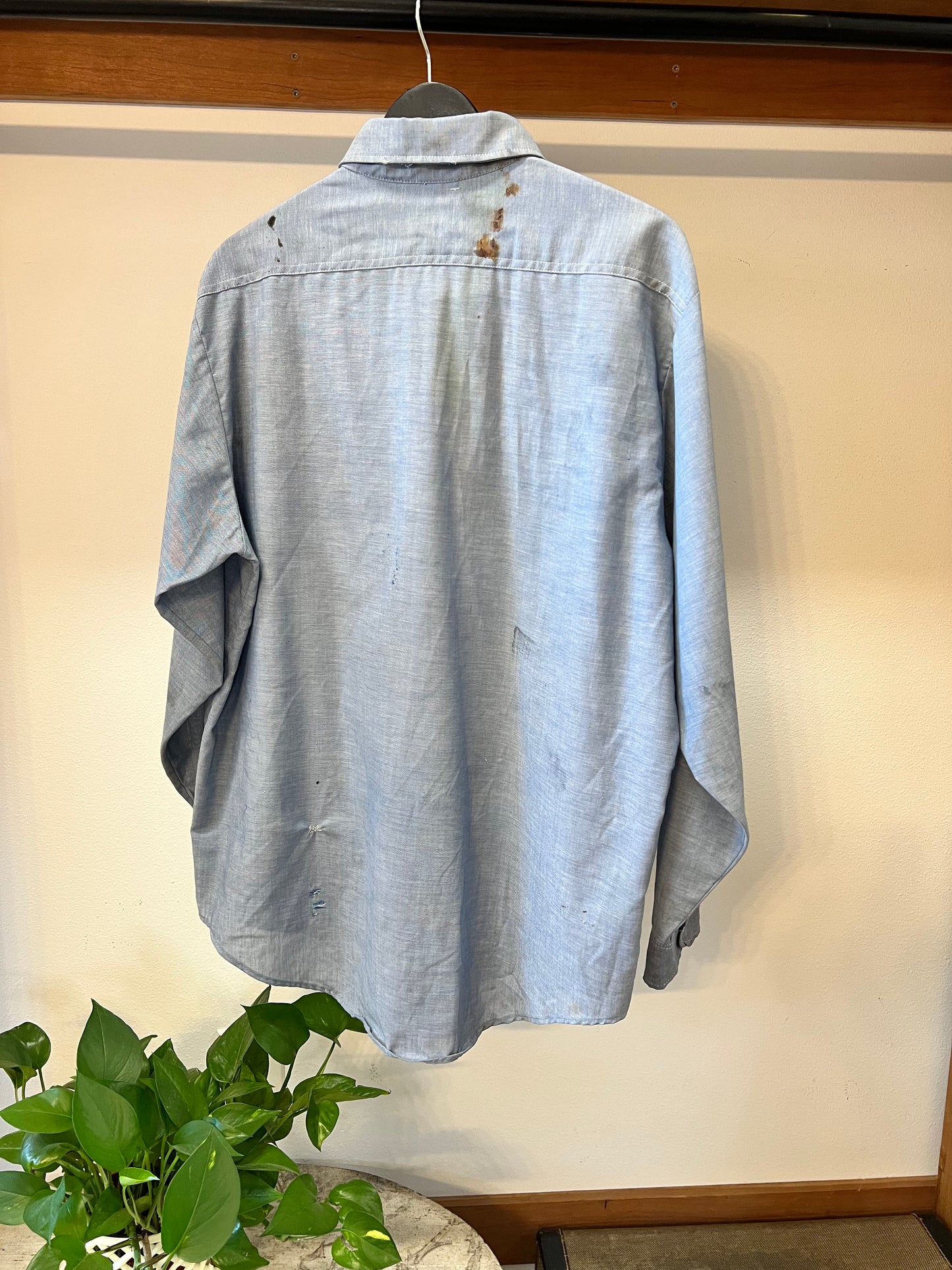 Vintage Chambray Penney’s Button Up