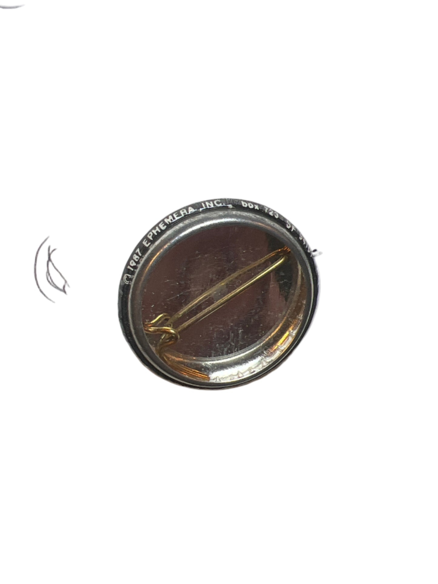 1987 “Wearing This Button Is Part Of My Parole Agreement” Novelty Pin