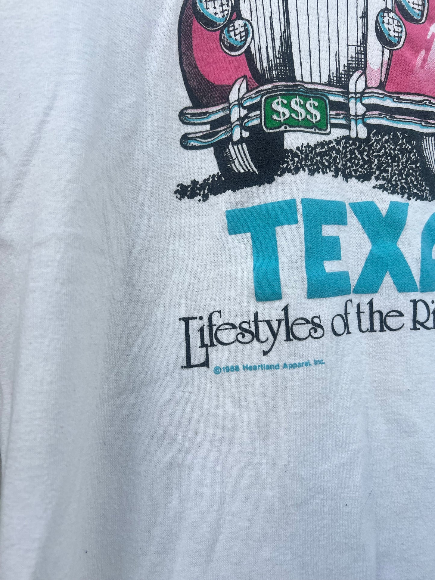 1988 Texas “Lifestyles of the rich and famoos” T-shirt