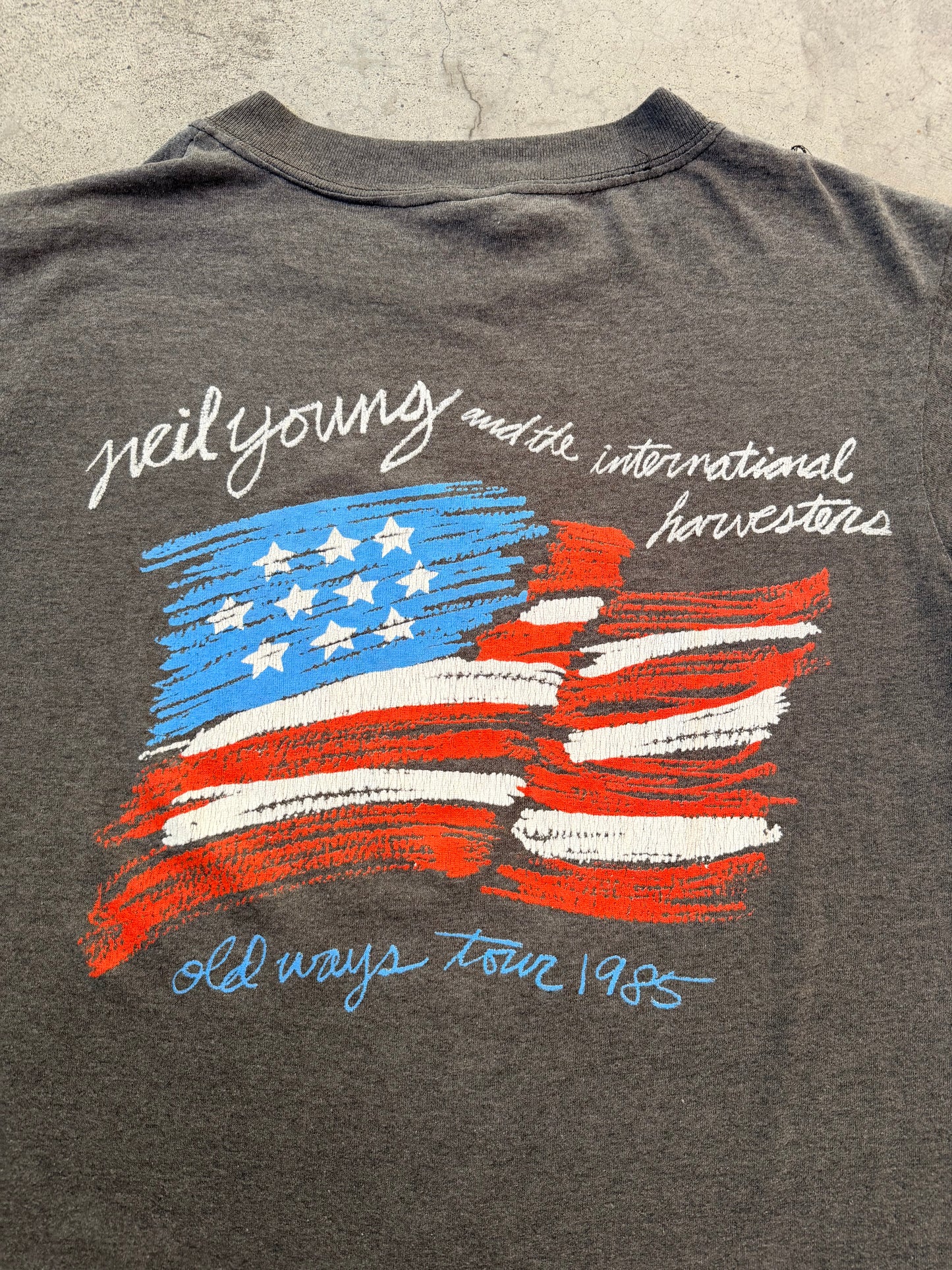 1985 Neil Young “Old Ways” Tour T-shirt