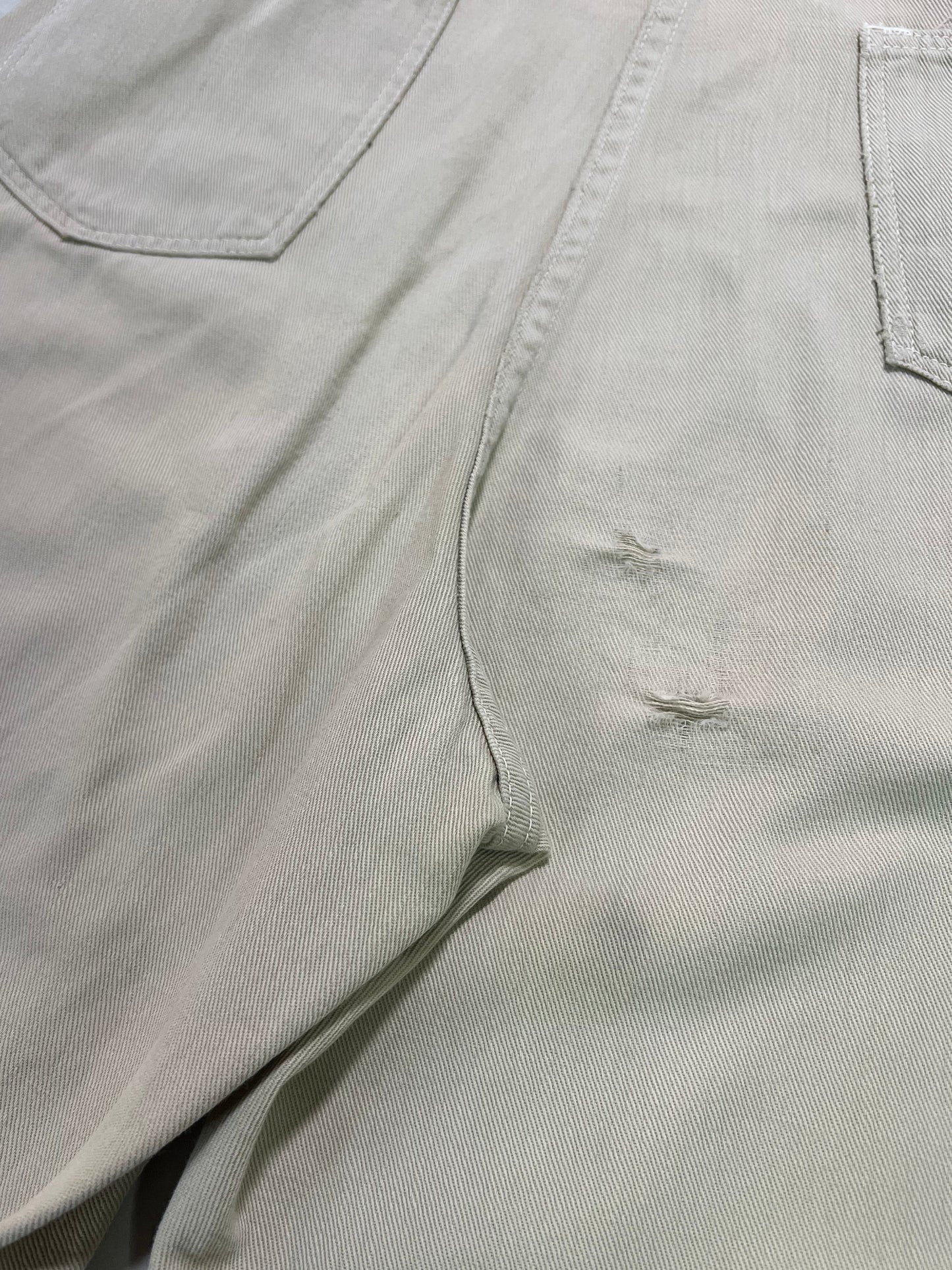 1950’s Khaki Ranch Craft Side Zip Capri Pant 24”x25”