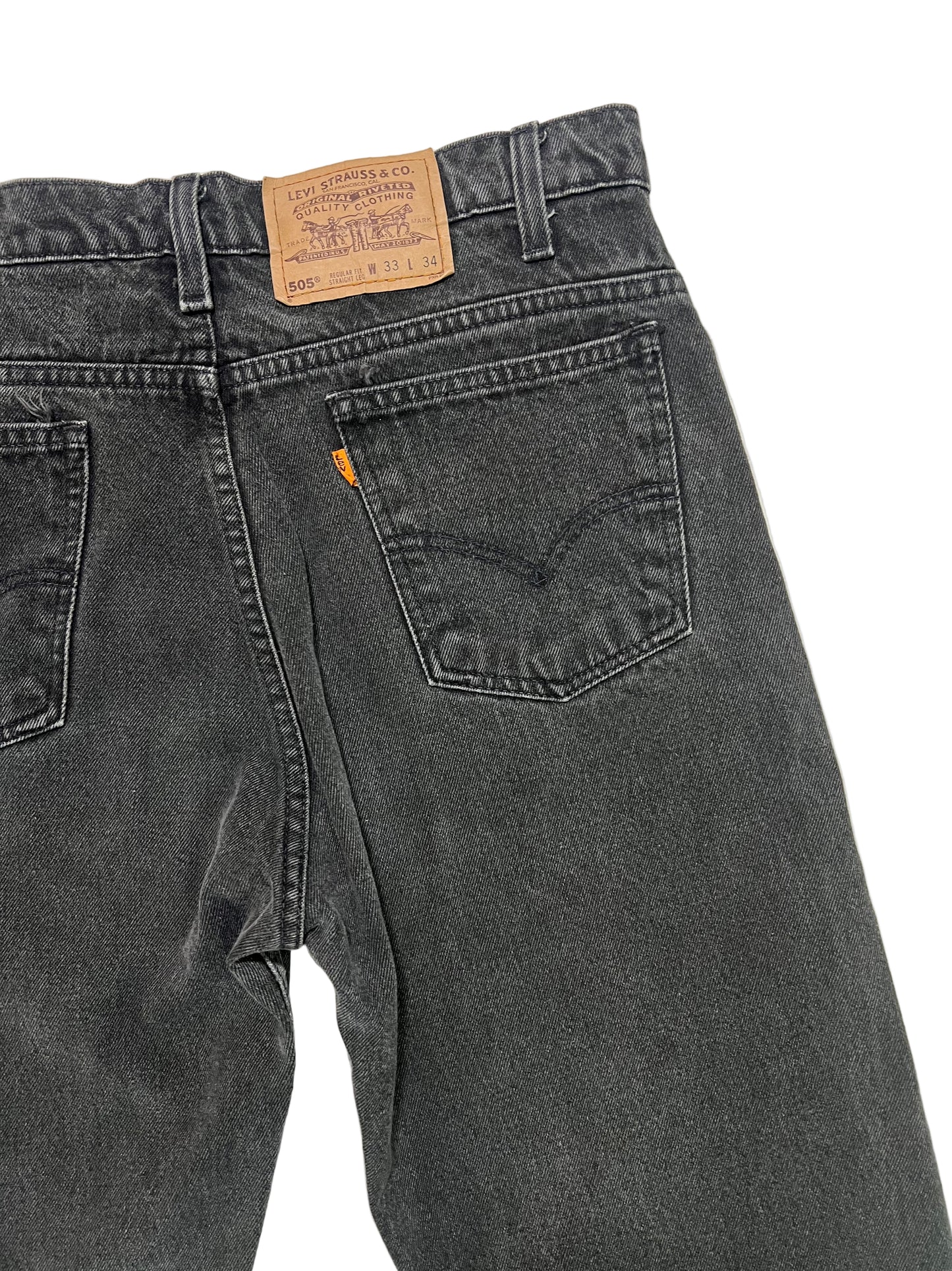 Vintage Black Levi’s 505 Jeans