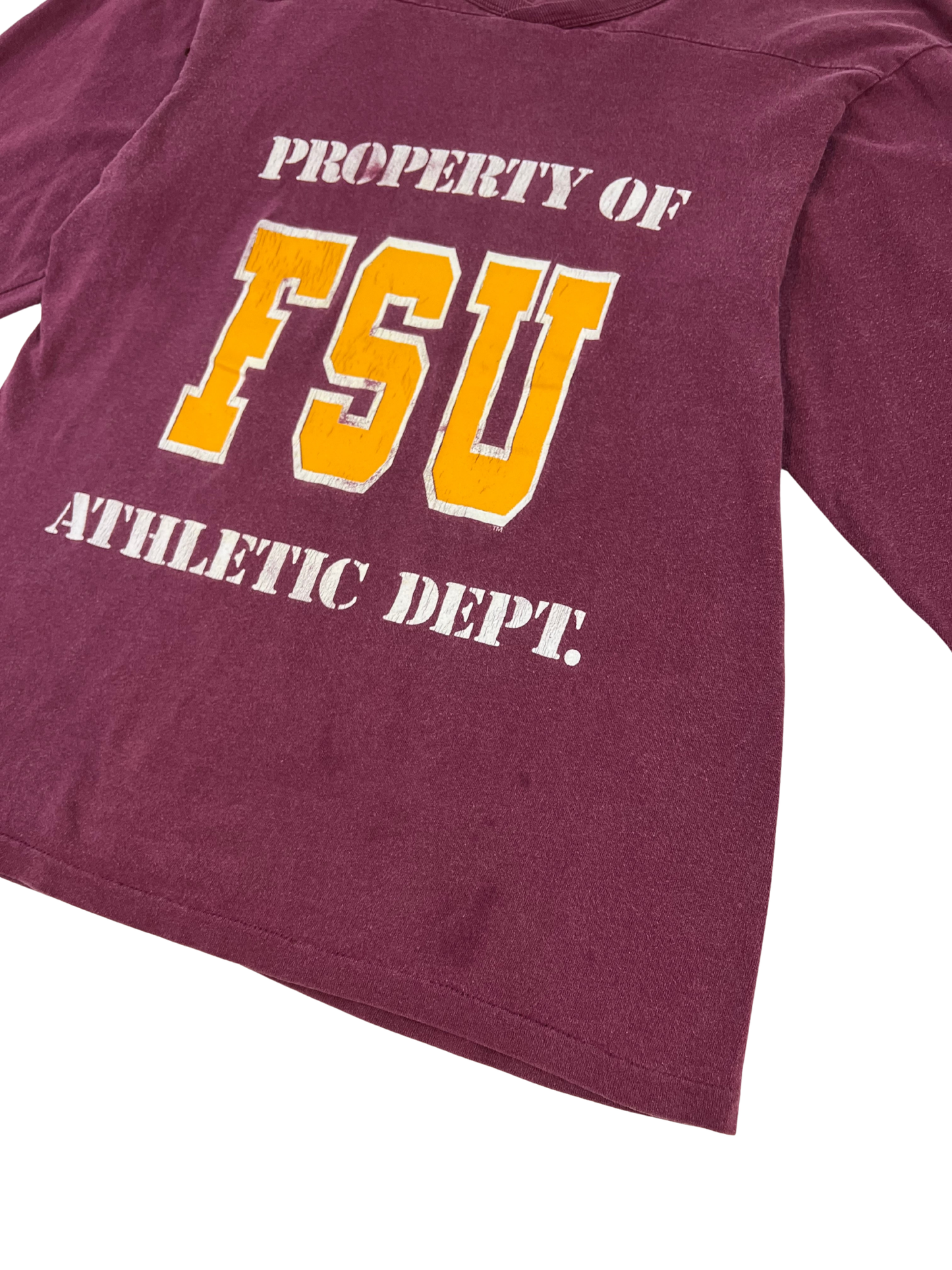 80s FSU Athletic Department 3/4 Sleeve
