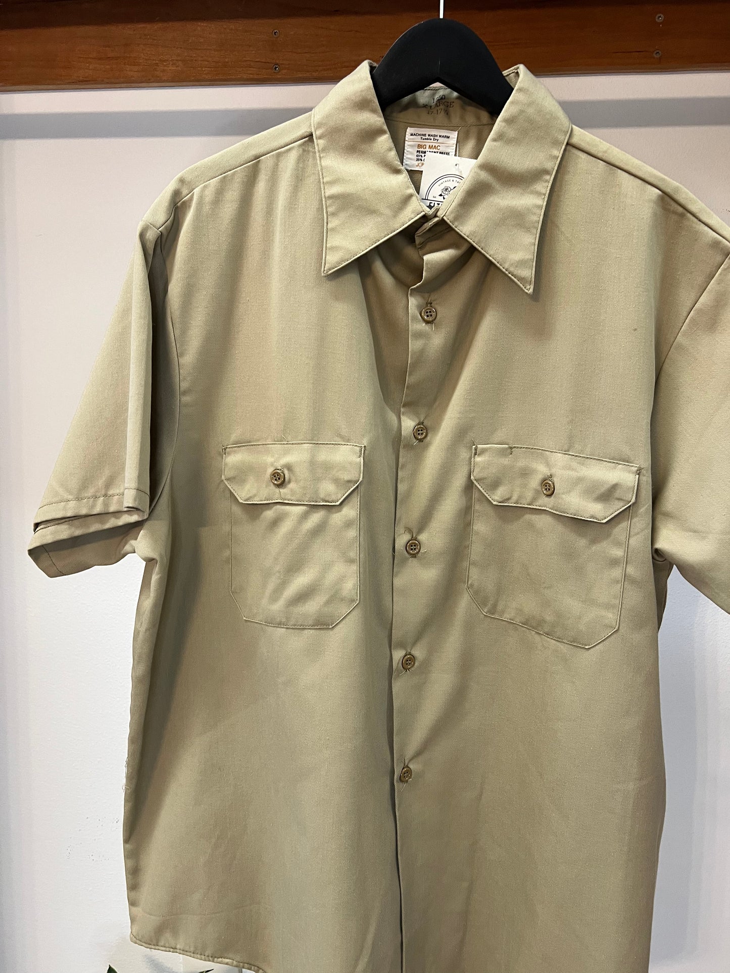 Vintage JC Penney Big Mac Work Shirt