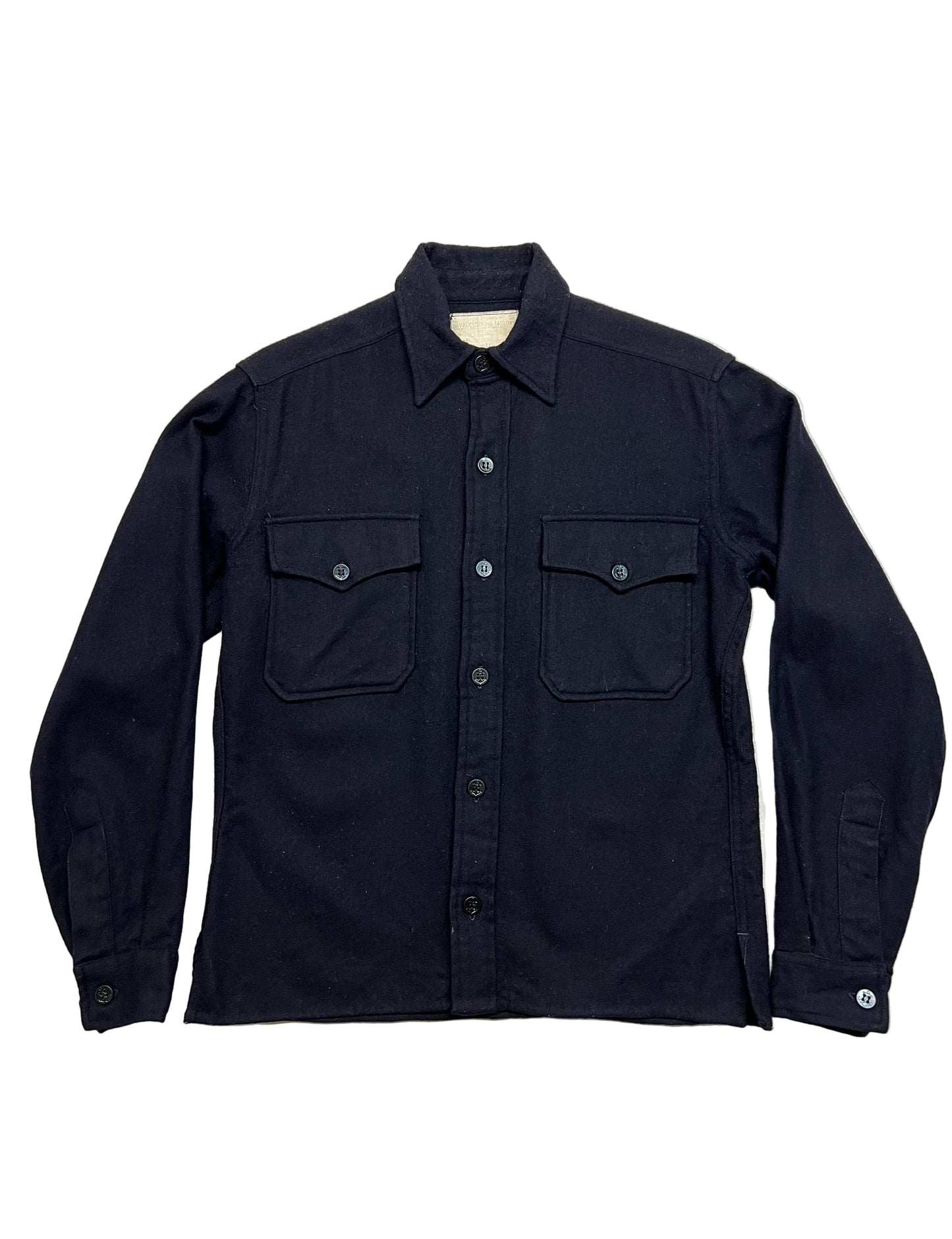 1940s WWII USN CPO Wool Button Up
