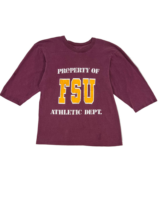 80s FSU Athletic Department 3/4 Sleeve