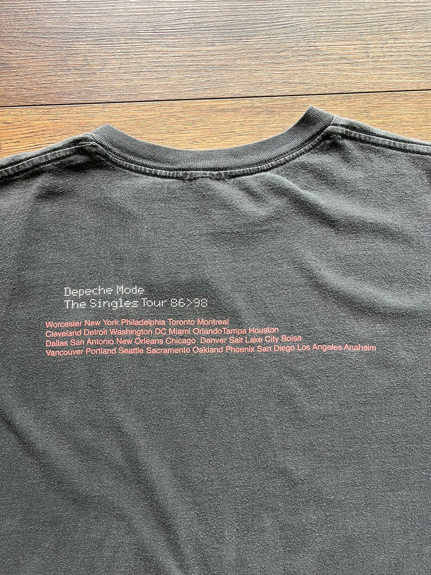 1998  Depeche Mode “Singles Tour” T-shirt