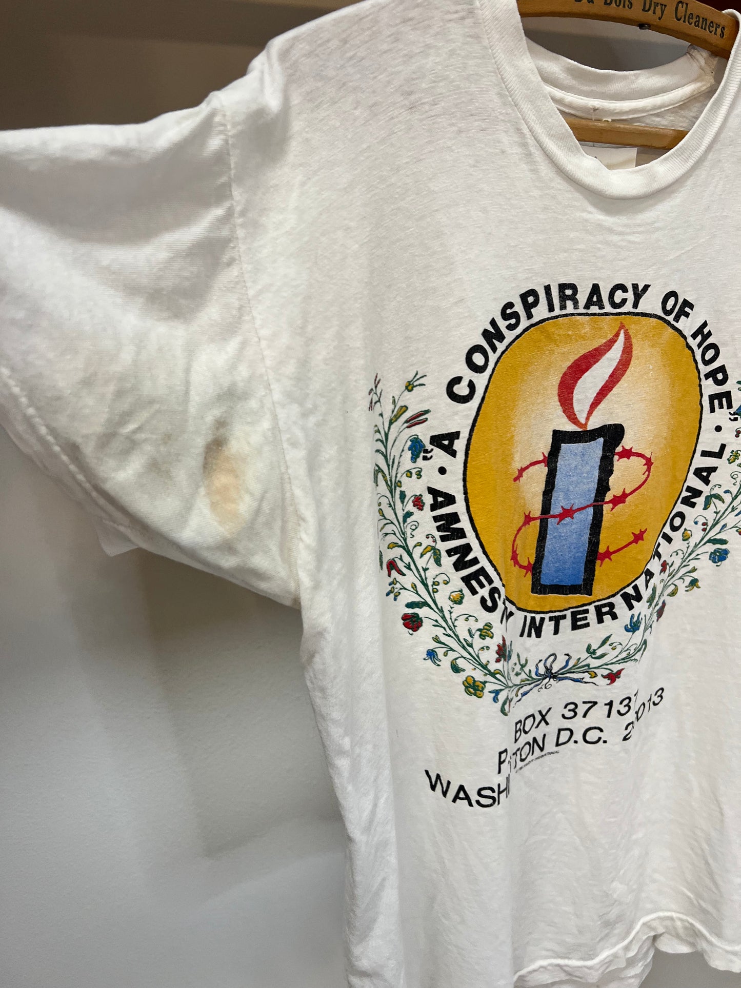 1986 Amnesty International “A Conspiracy of Hope” Concert T-shirt