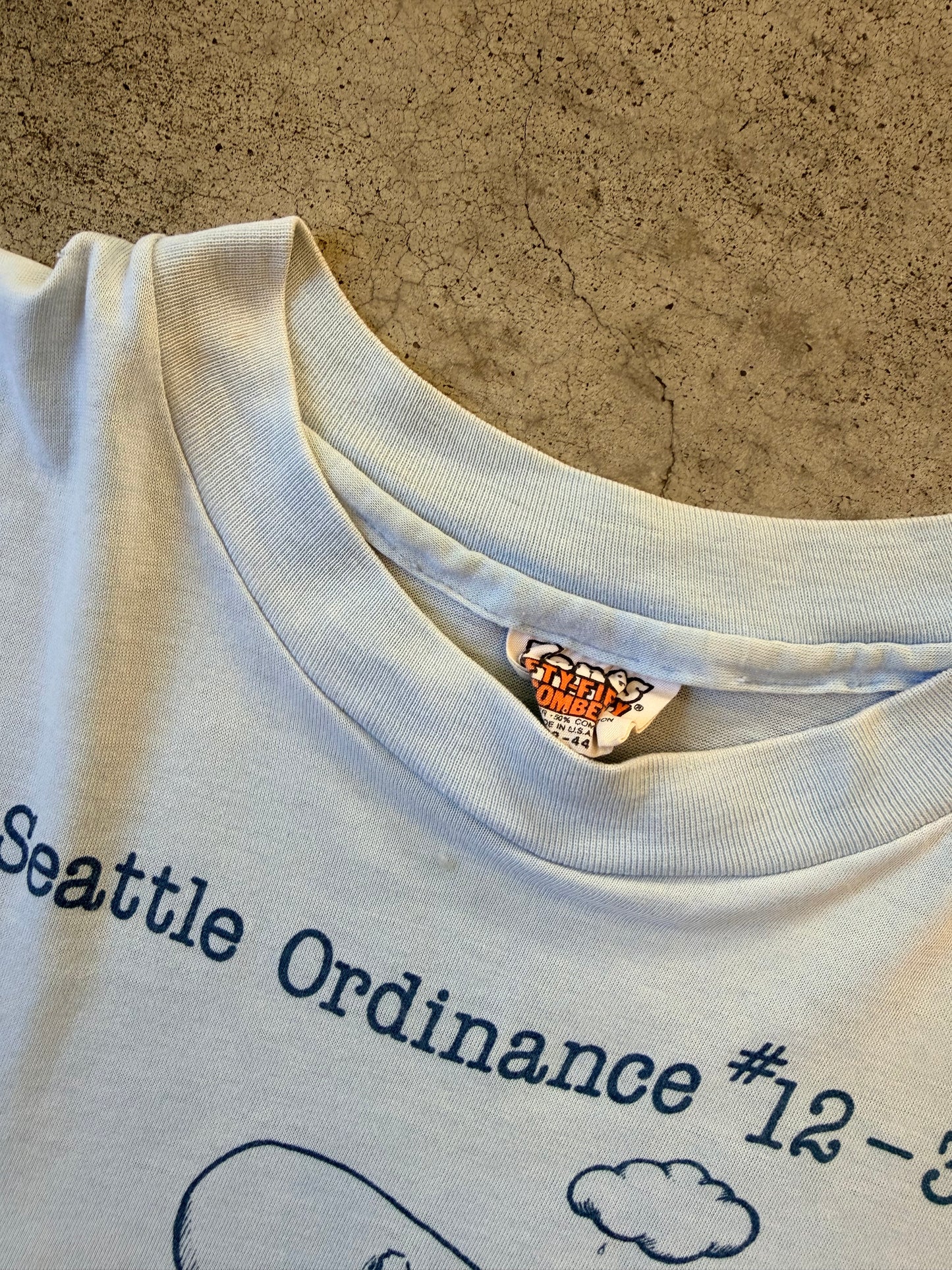 1979 Seattle Ordinance #12-3 T-shirt