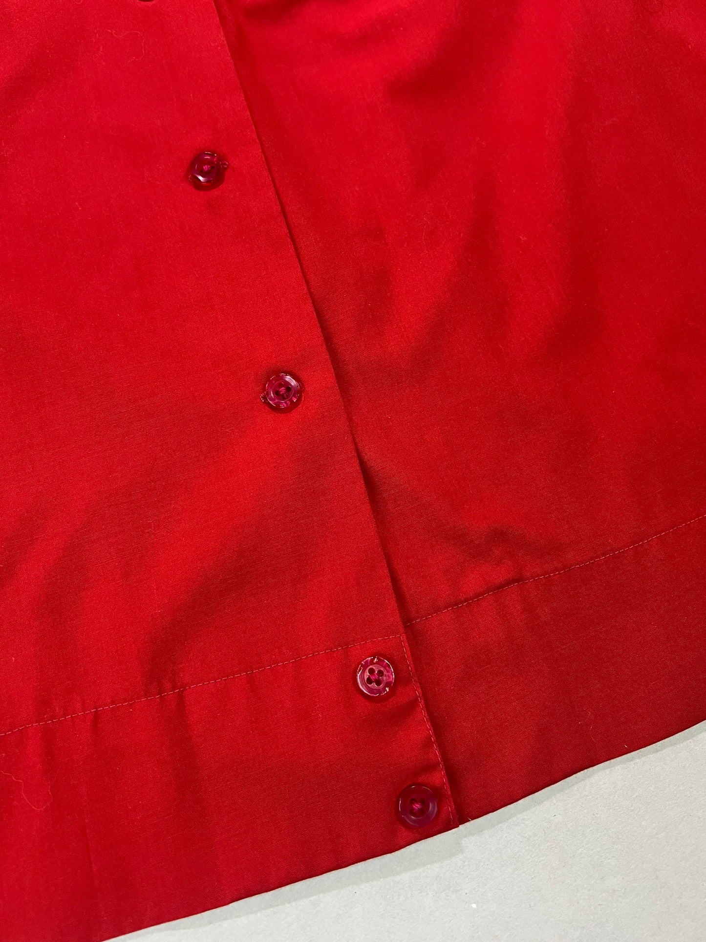 70’s Chain Stitch Red Bowling Shirt