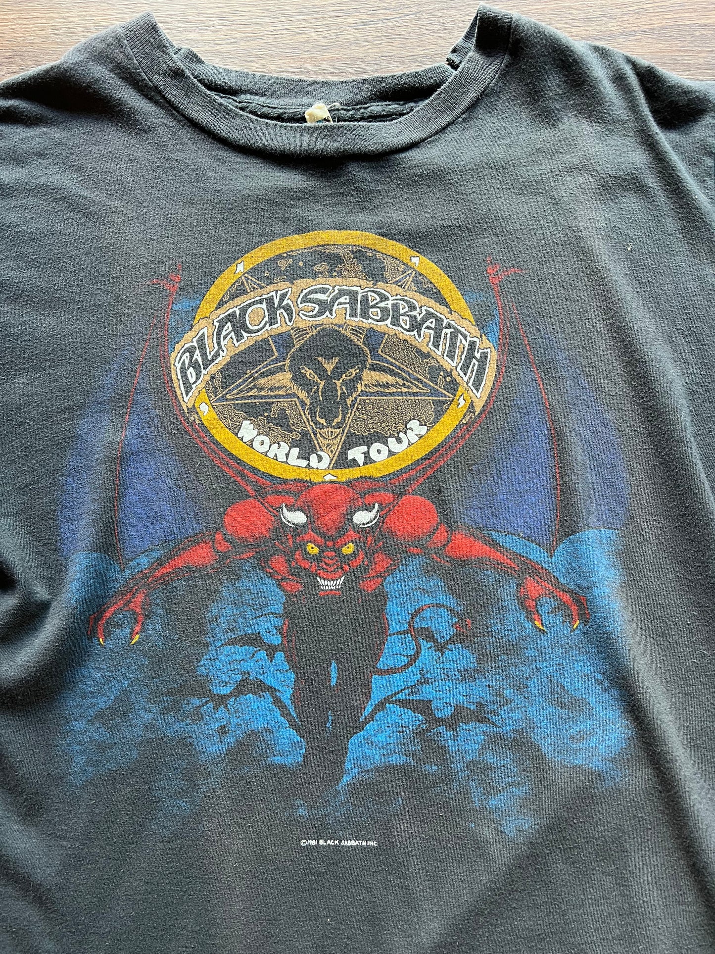 1981 Black Sabbath “World Tour” T-shirt