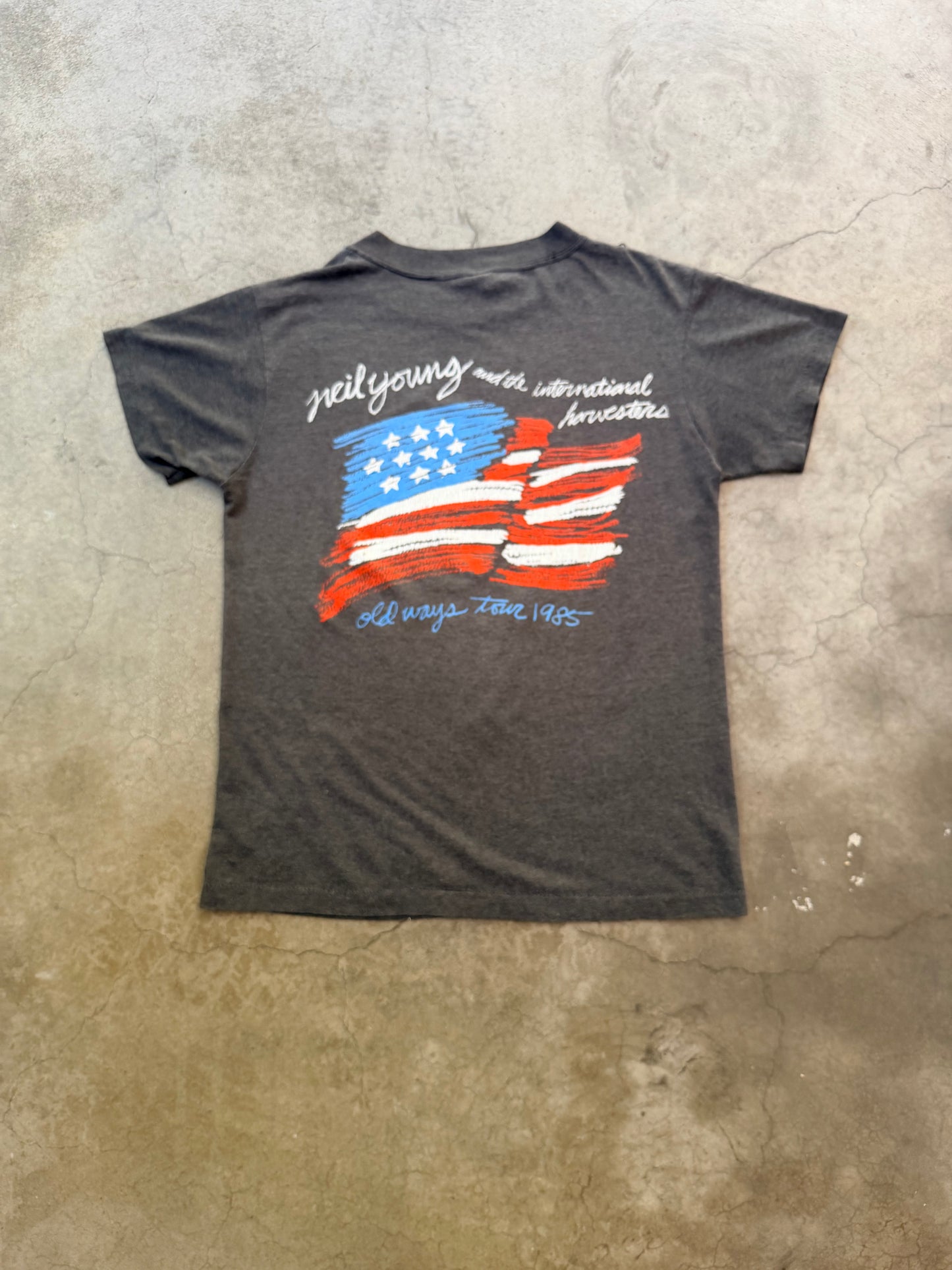 1985 Neil Young “Old Ways” Tour T-shirt