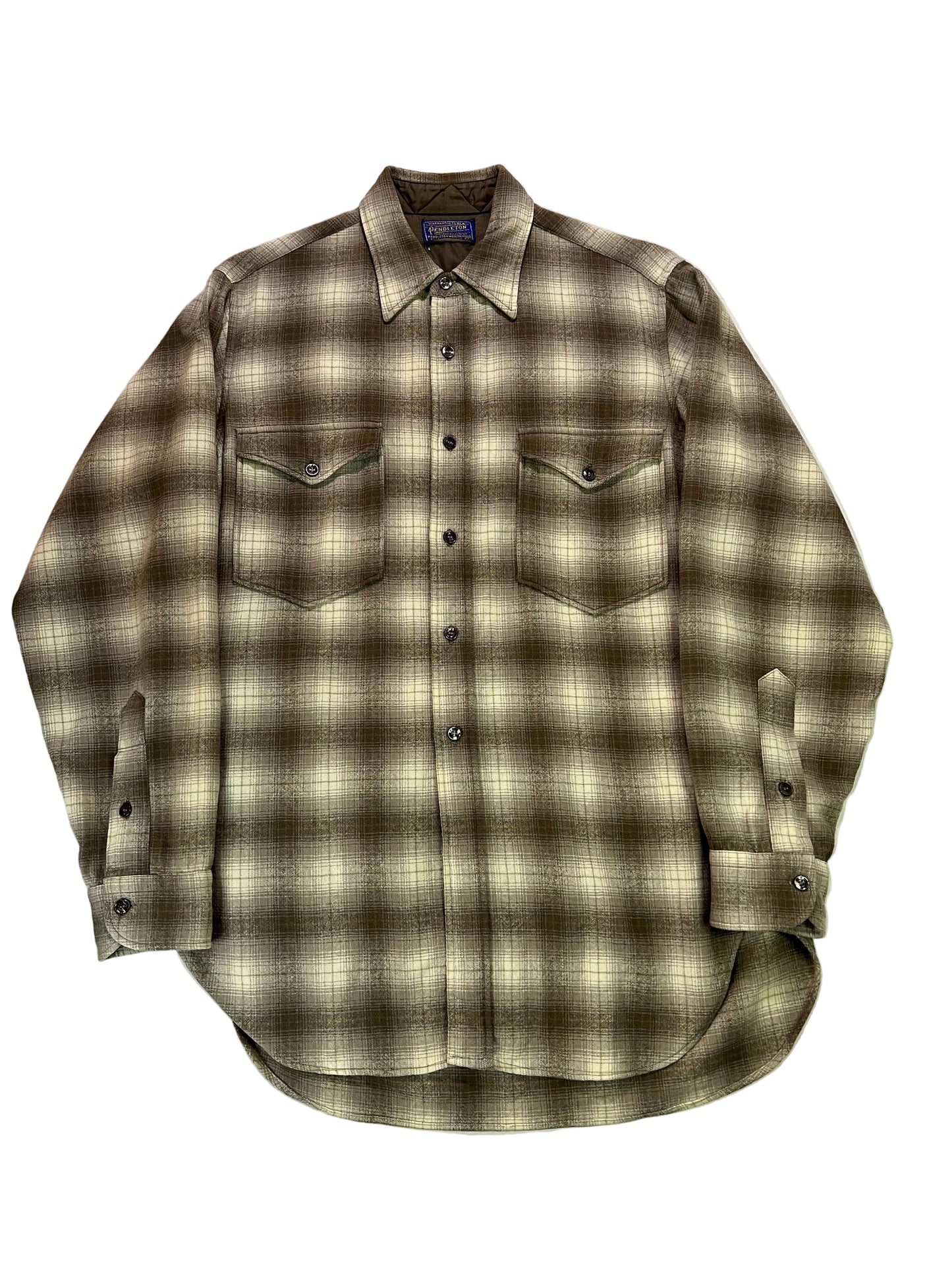 Vintage Brown/Tan Pendleton Flannel