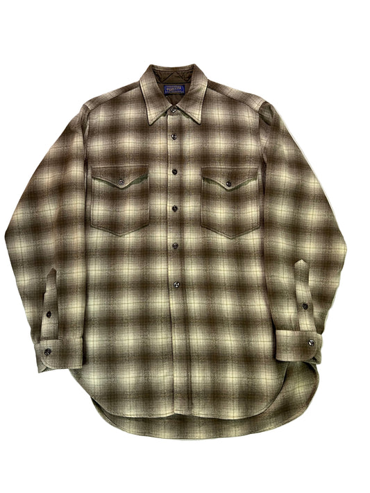 Vintage Brown/Tan Pendleton Flannel
