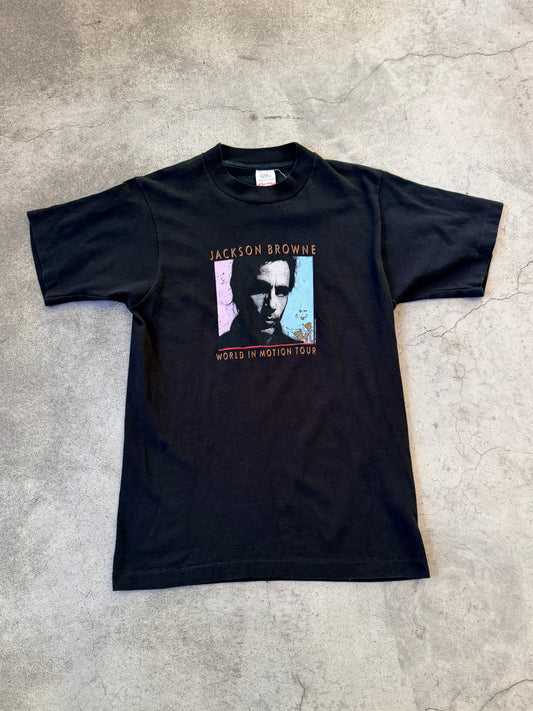 1989 Jackson Browne “World In Motion” Tour T-shirt