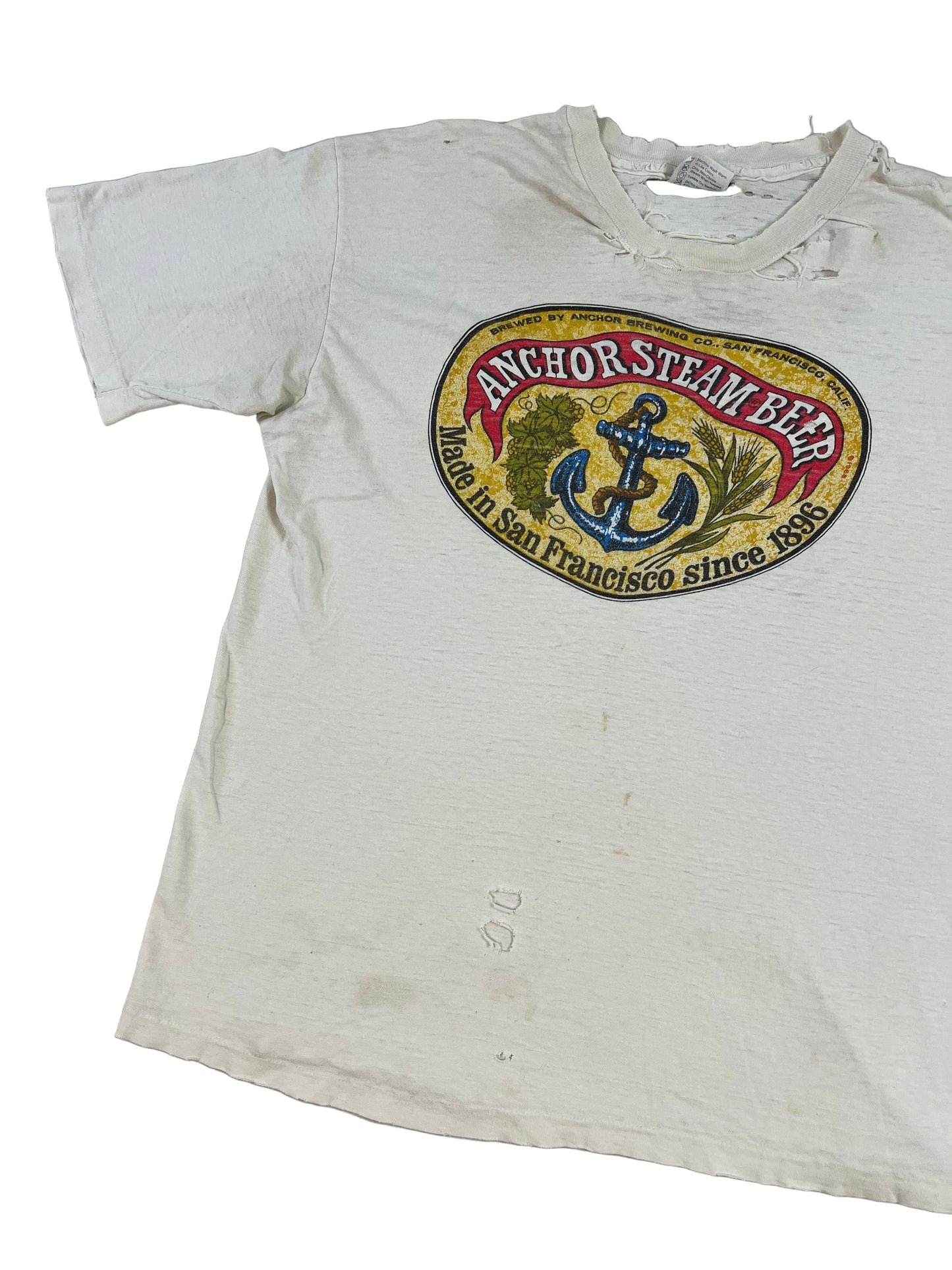 80s Anchor Steam Beer Vintage T-Shirt