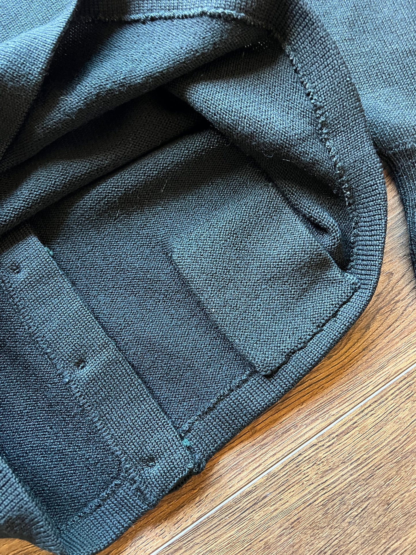 Quality Knitting Co Black Cardigan