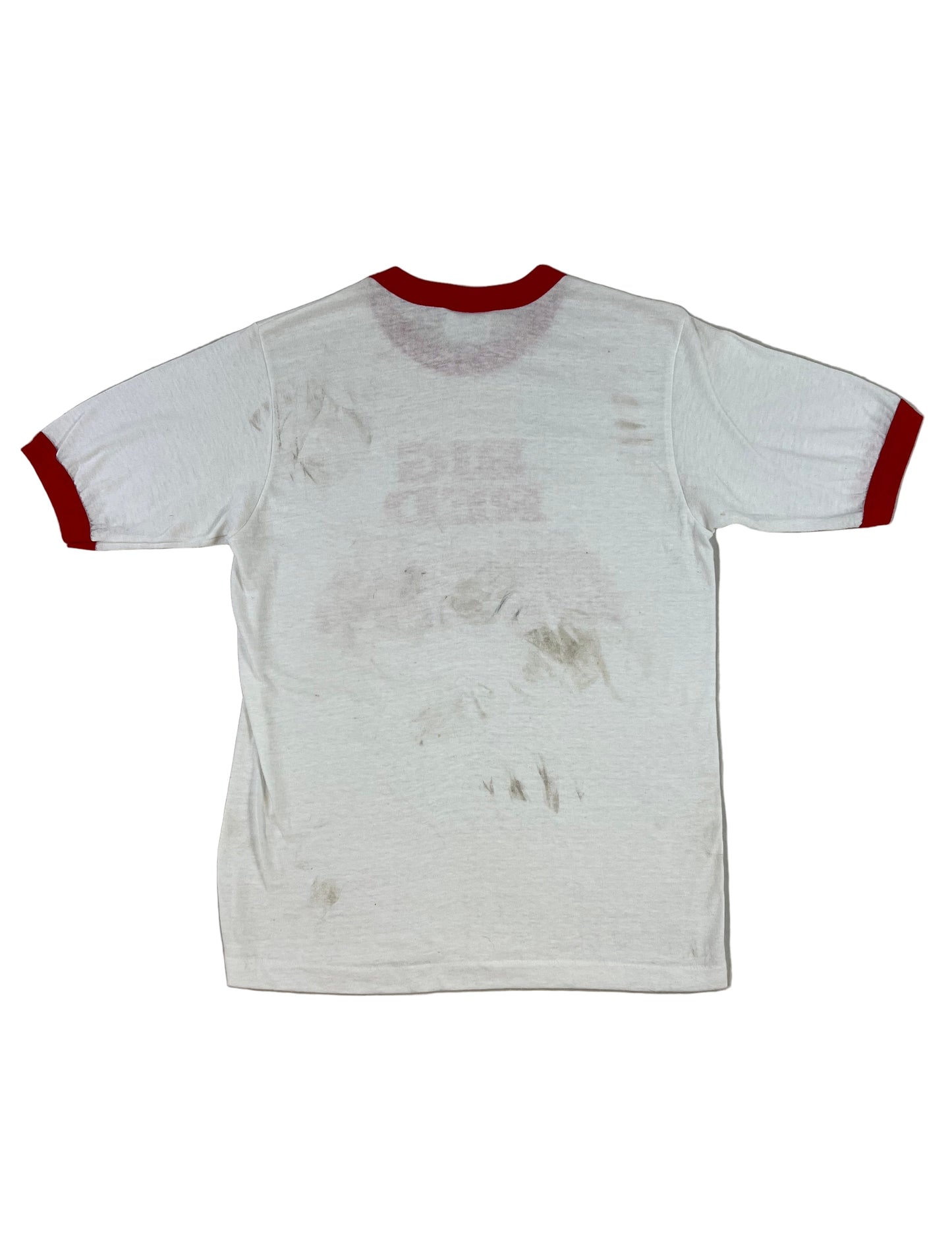 80s Big Red Invasion Ringer T-shirt