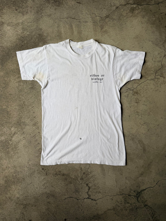 Either/Or Vintage “Jester” T-shirt, Medium 18”x27”