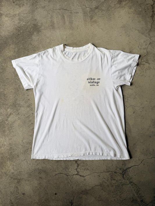 Either/Or Vintage “Jester” T-shirt, XL 22.5”x27”