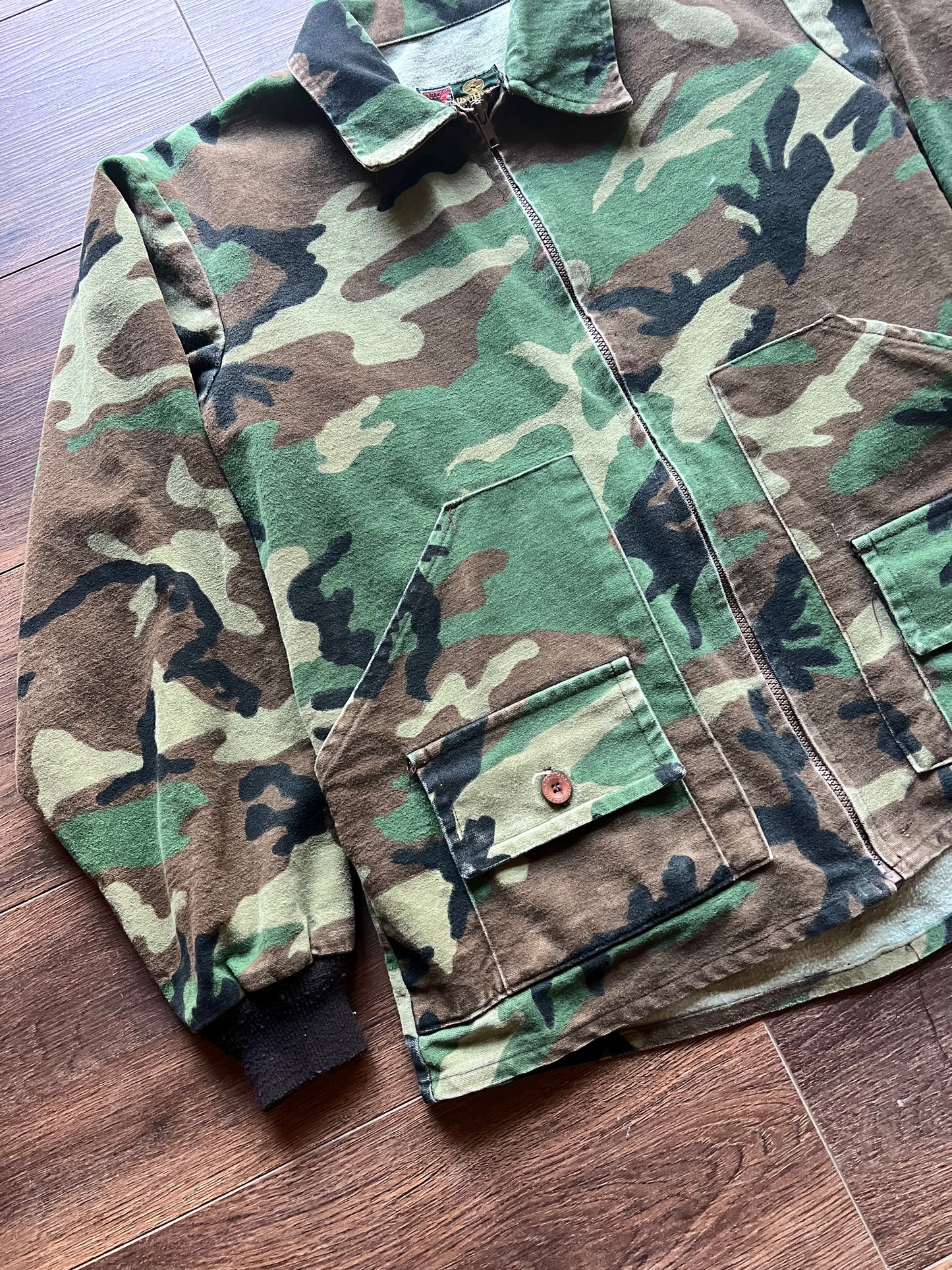 Vintage Red Head Brand Camo Hunting Jacket