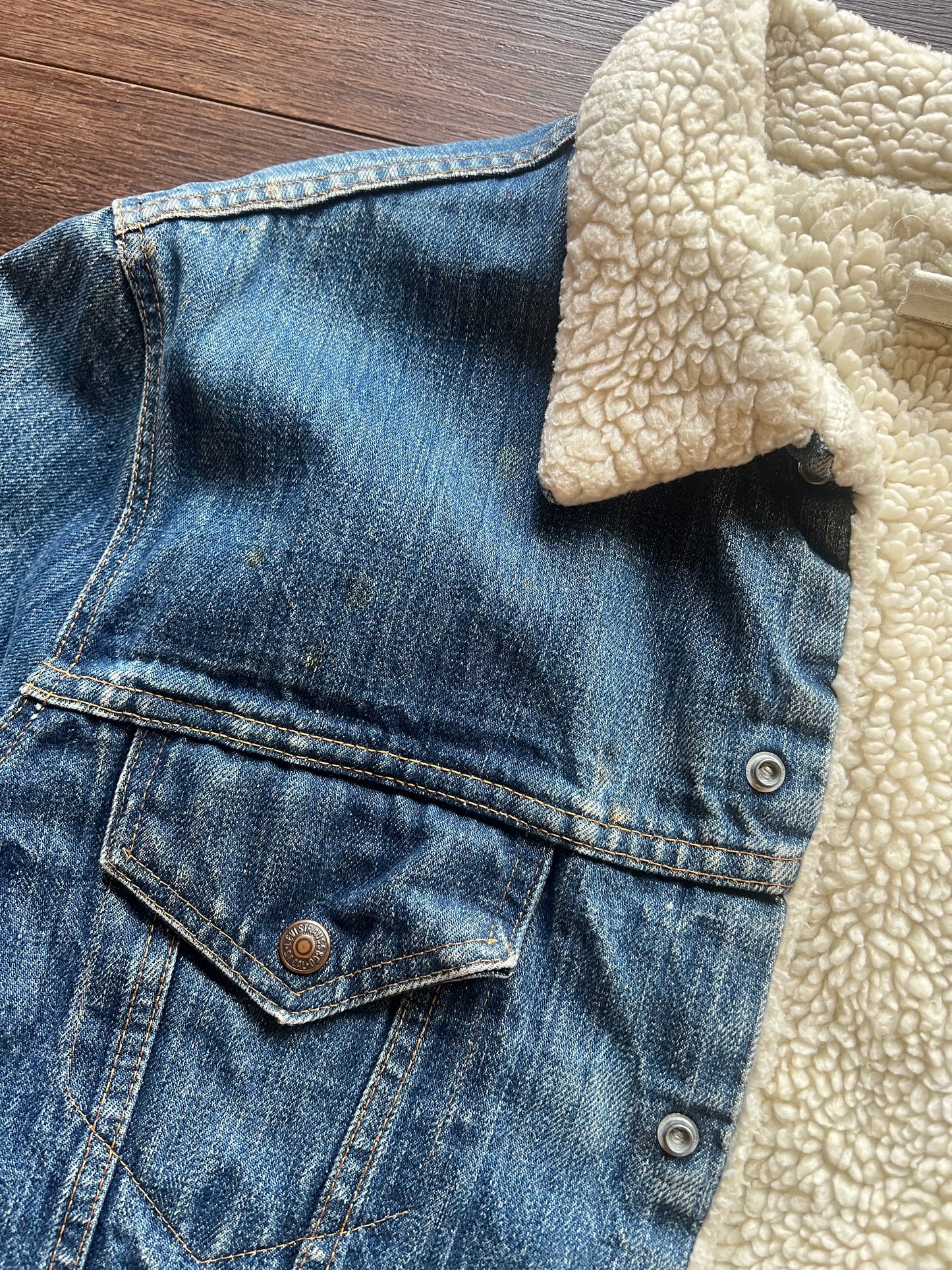 Vintage Levi’s Sherpa Denim Jacket