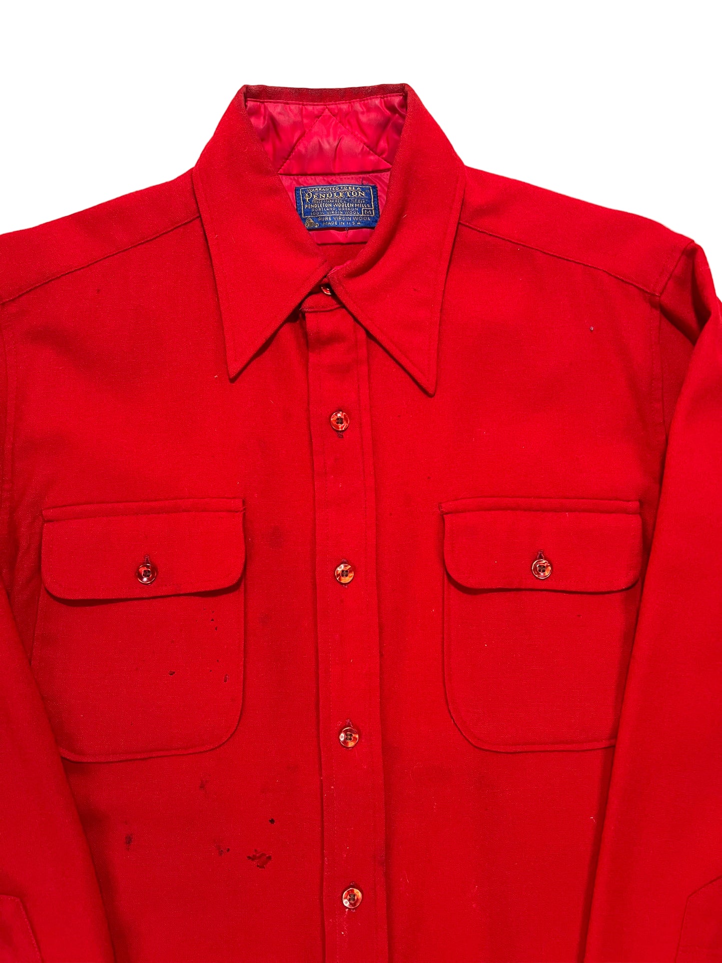 1970’s Pendleton Red Button Up Shirt