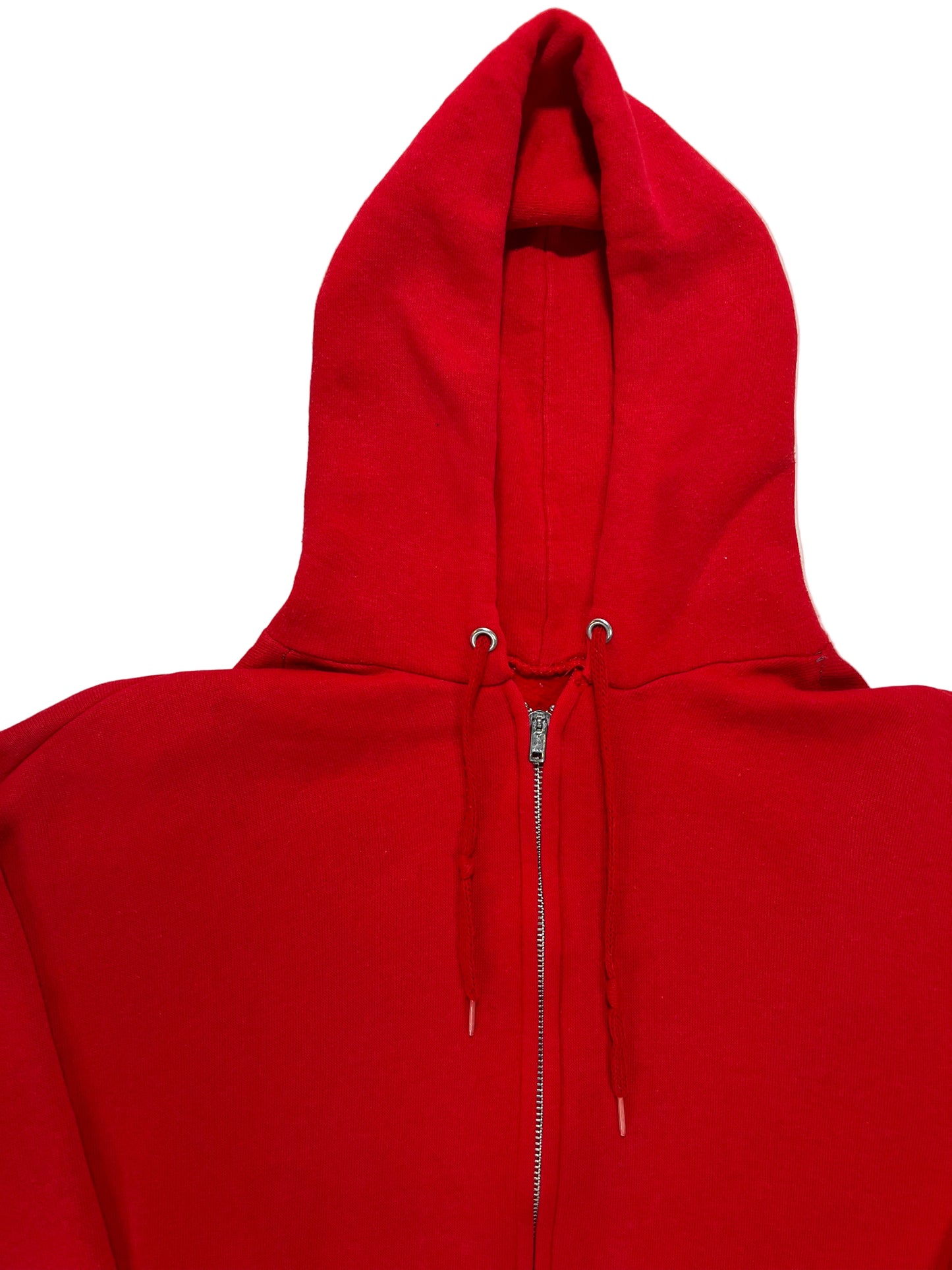 80’s Red Zip Up Hoodie