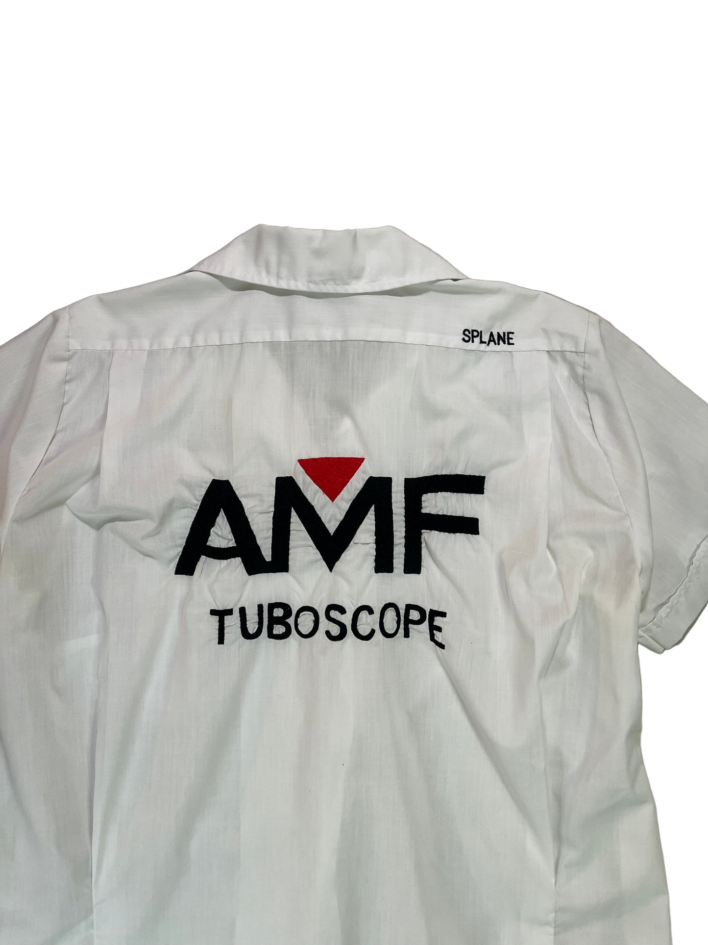 1970’s Chain Stitch “AMF Tuboscope” Short Sleeve Bowling Shirt