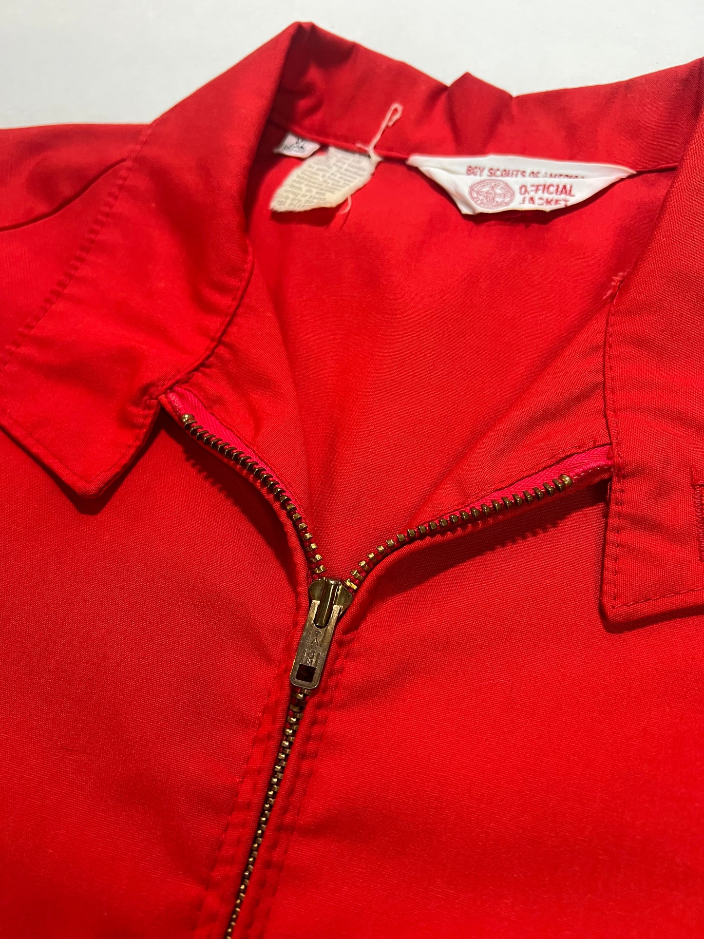Vintage Red Boy Scouts of America Light Jacket