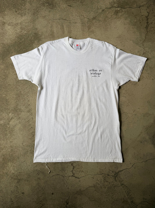 Either/Or Vintage “Jester” T-shirt, XL 21.5”x31.5”
