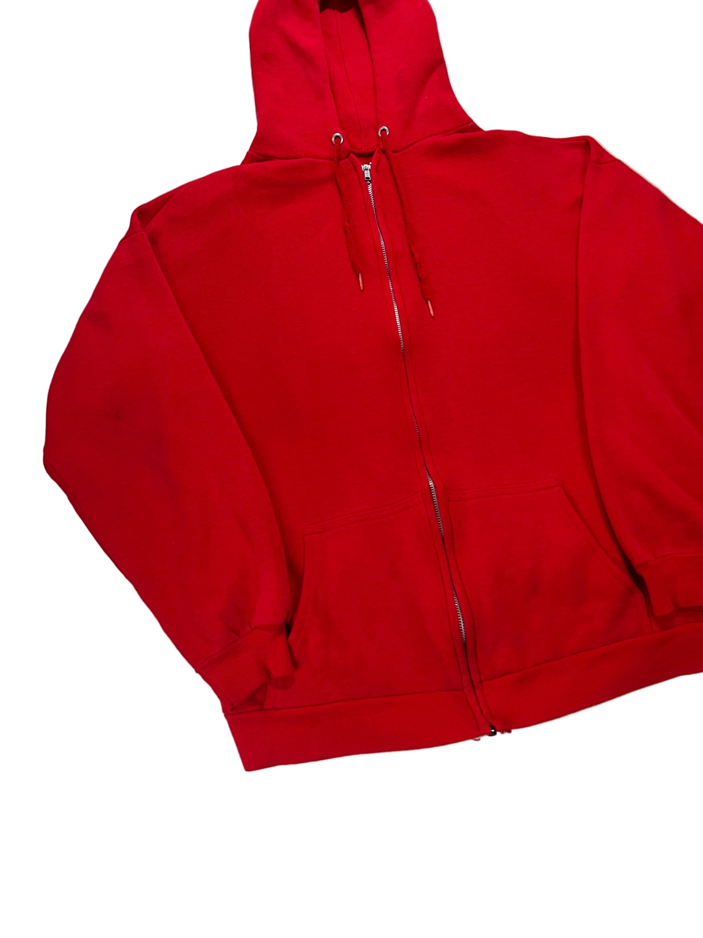 80’s Red Zip Up Hoodie