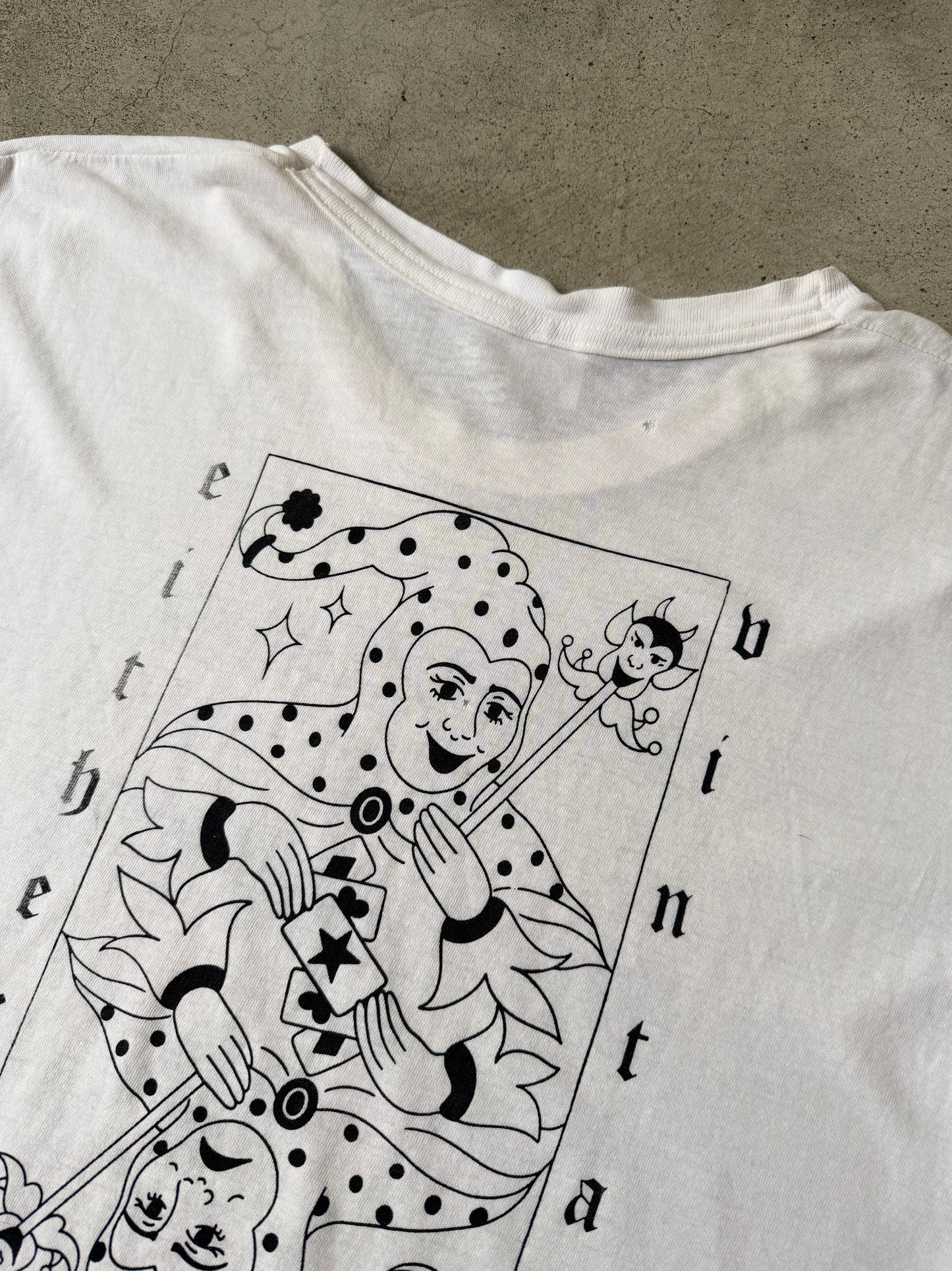 Either/Or Vintage “Block Letter” T-Shirt, Large 22”x29”