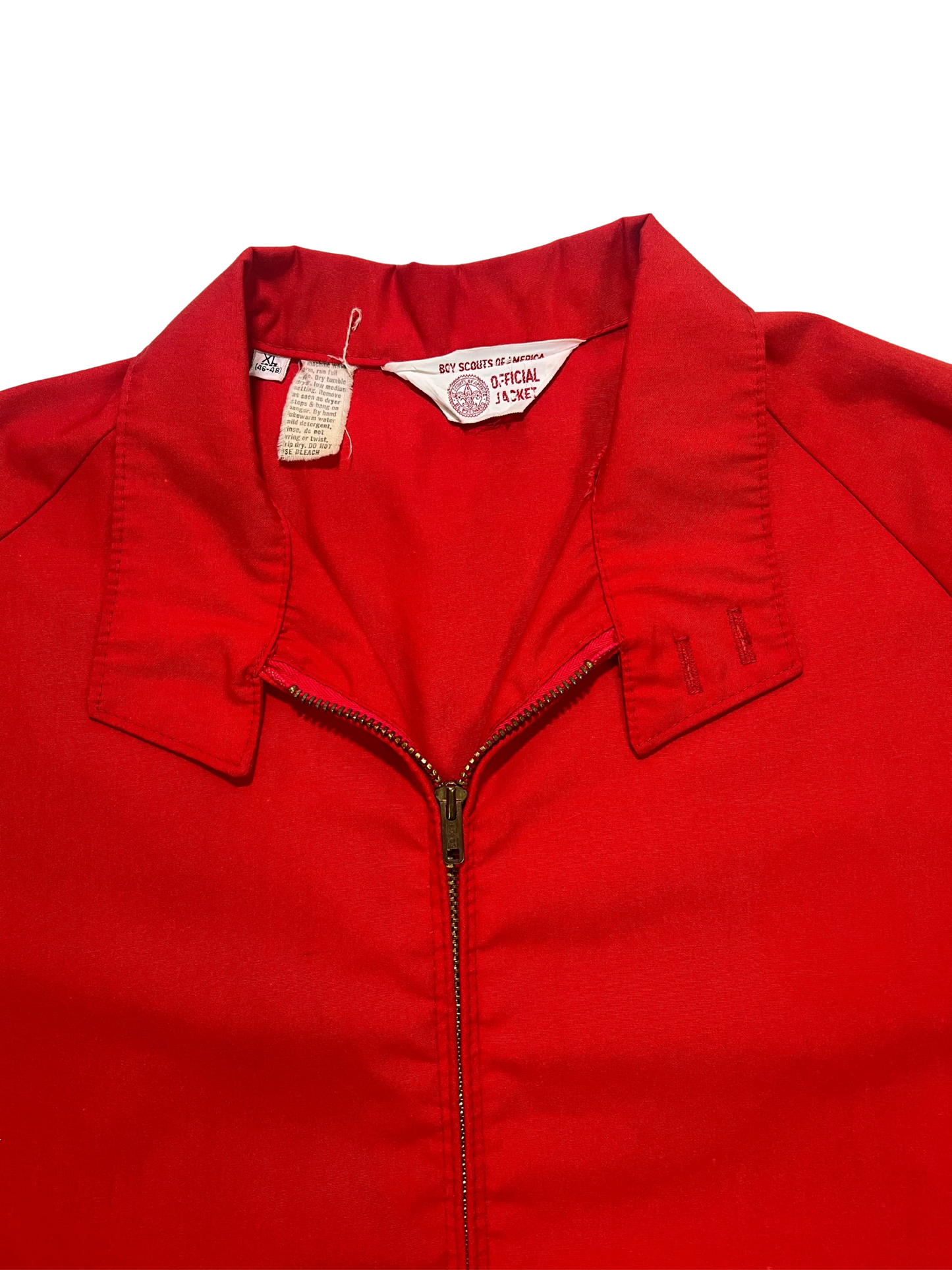 Vintage Red Boy Scouts of America Light Jacket