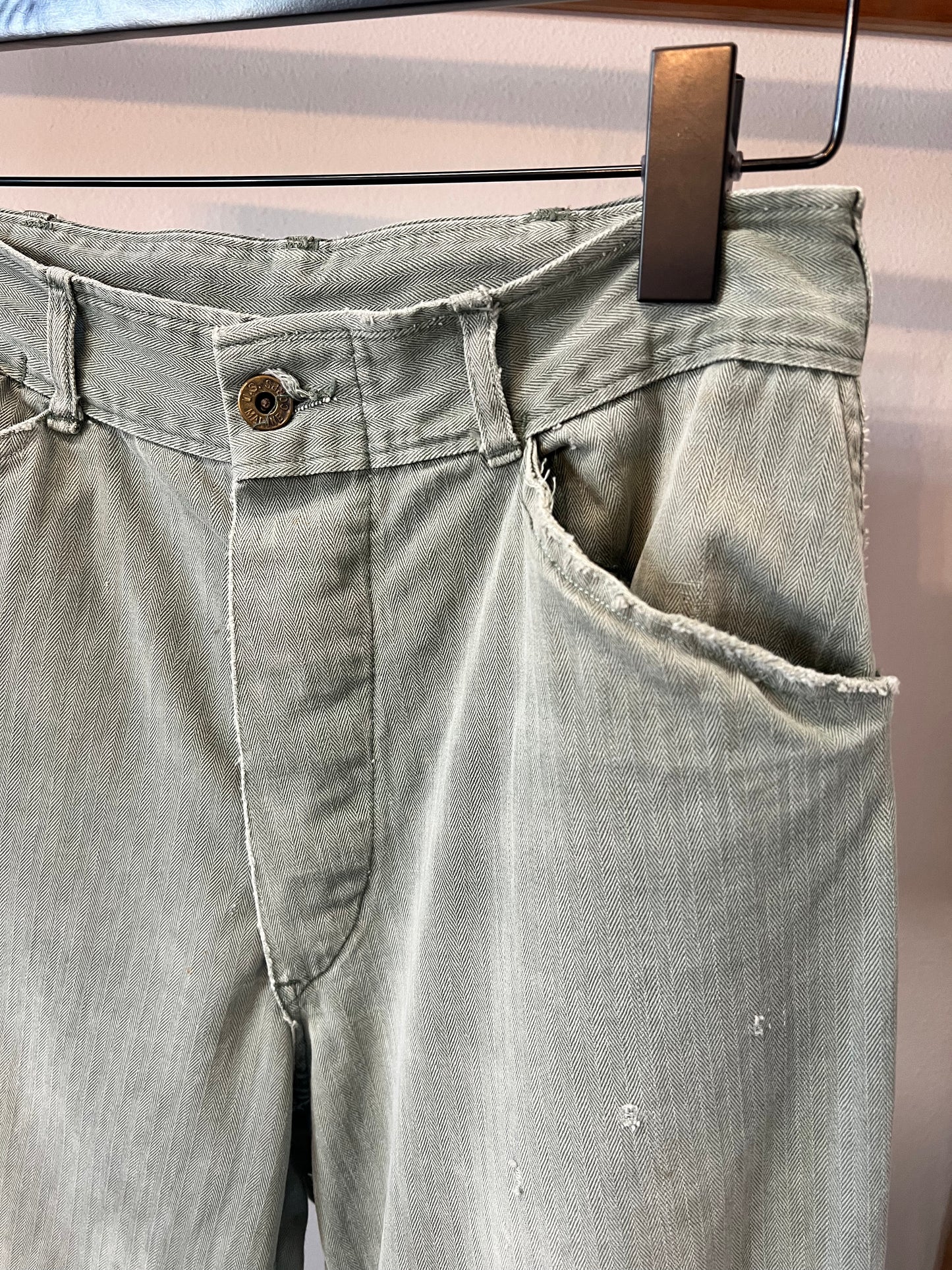 40s HBT USMC Military Pants