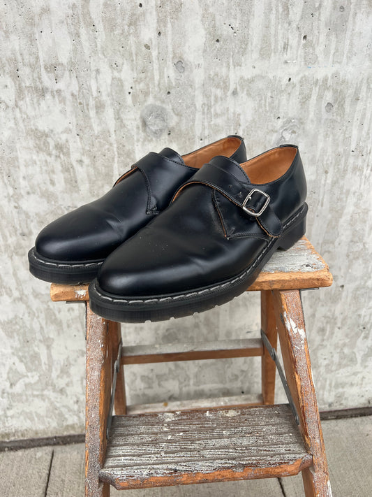 Solovair Made in England Buckle Strap Monk Shoes Size UK 9