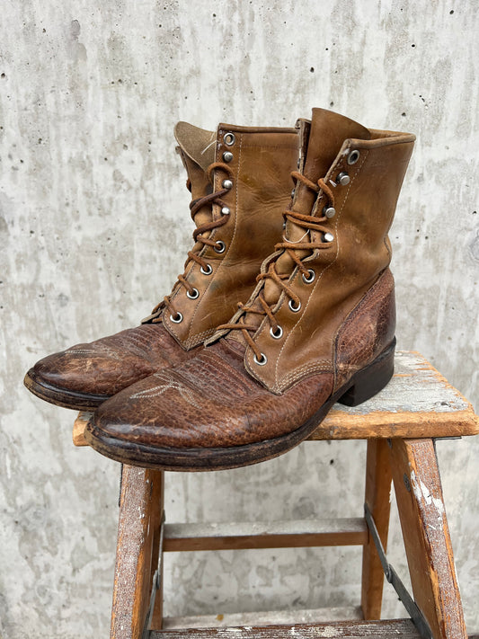 Vintage Brown Justin Ropers Women’s Size 6.5 B