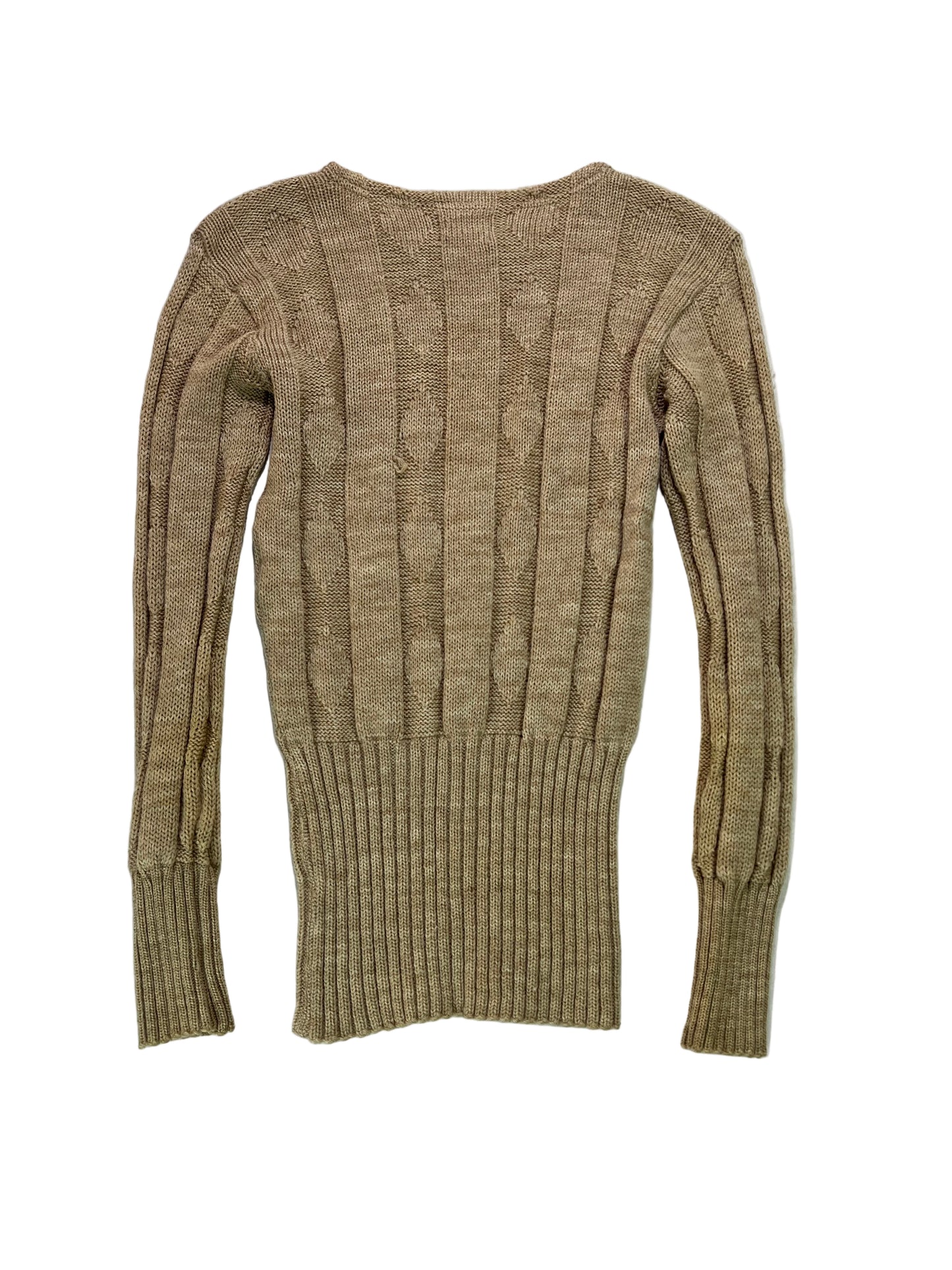 1940’s Sarby Sportswear Oatmeal Golfing Sweater