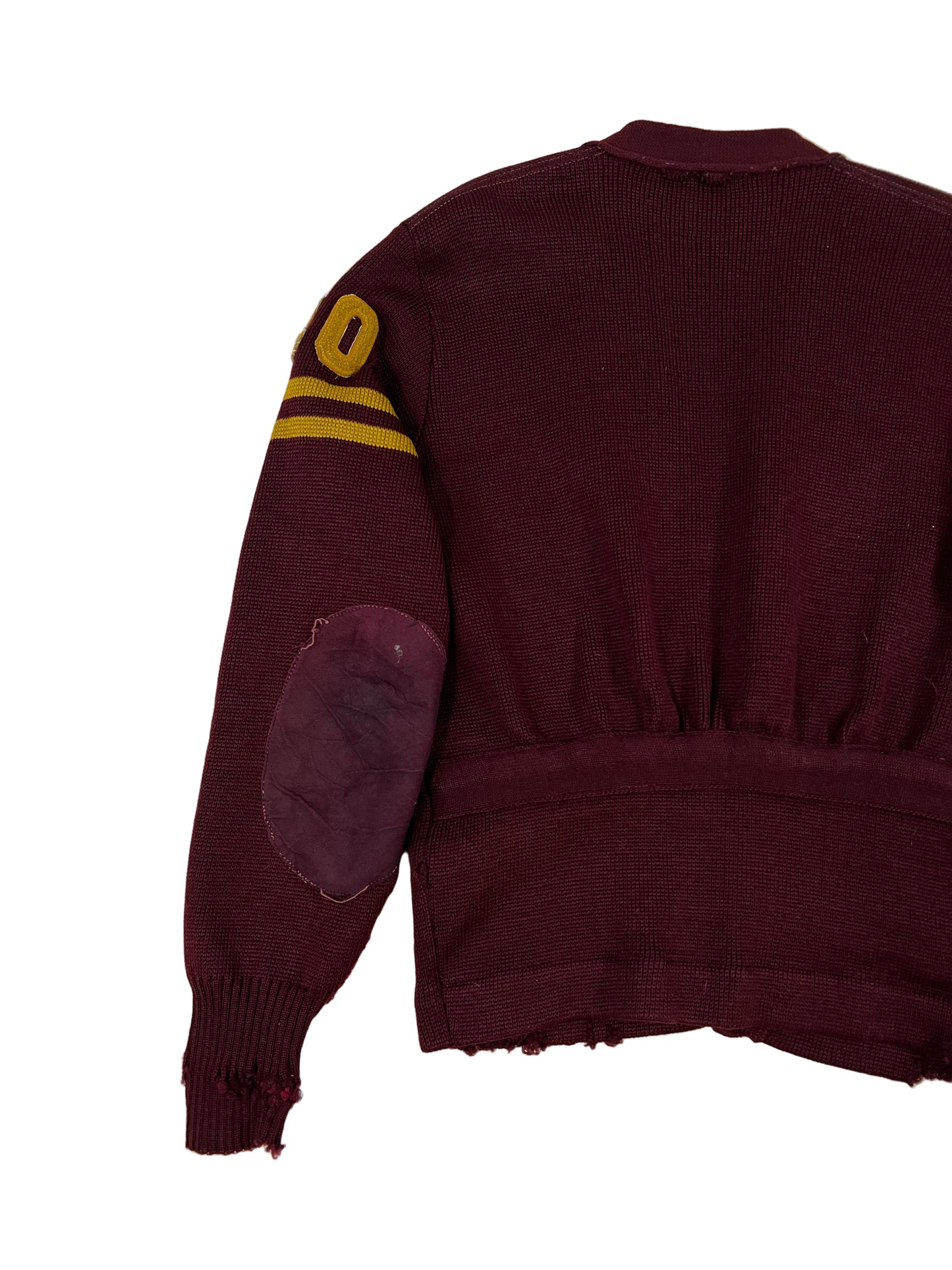 1940 Letterman Cinched Back Cadigan