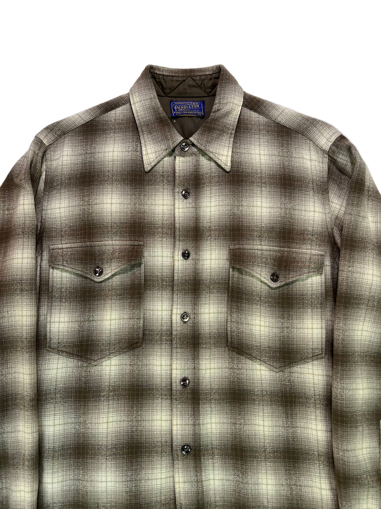 Vintage Brown/Tan Pendleton Flannel