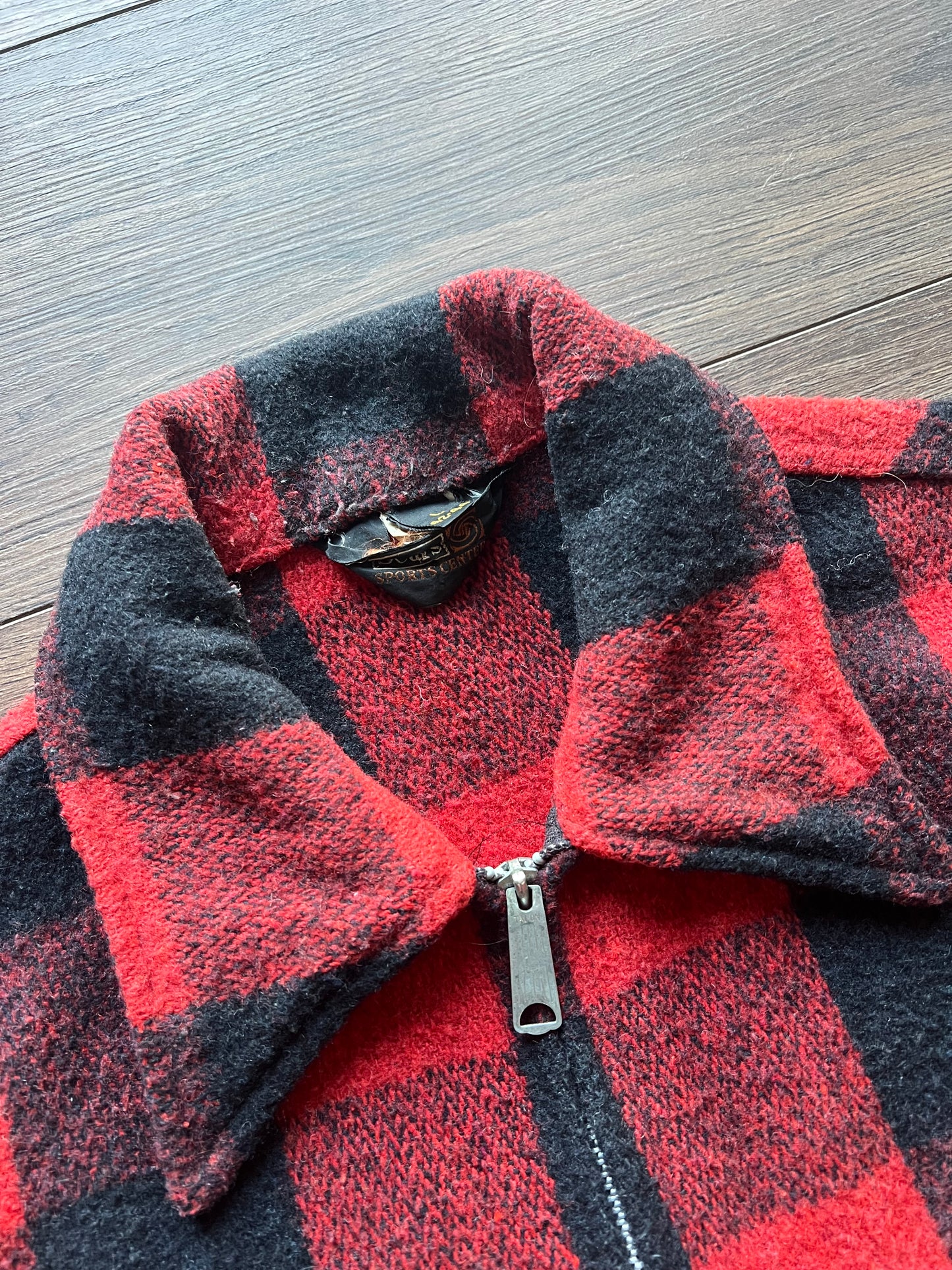 Vintage Sears Talon Zipper Flannel