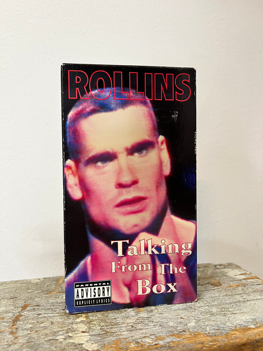 1992 Henry Rollins “Talking From The Box” VHS