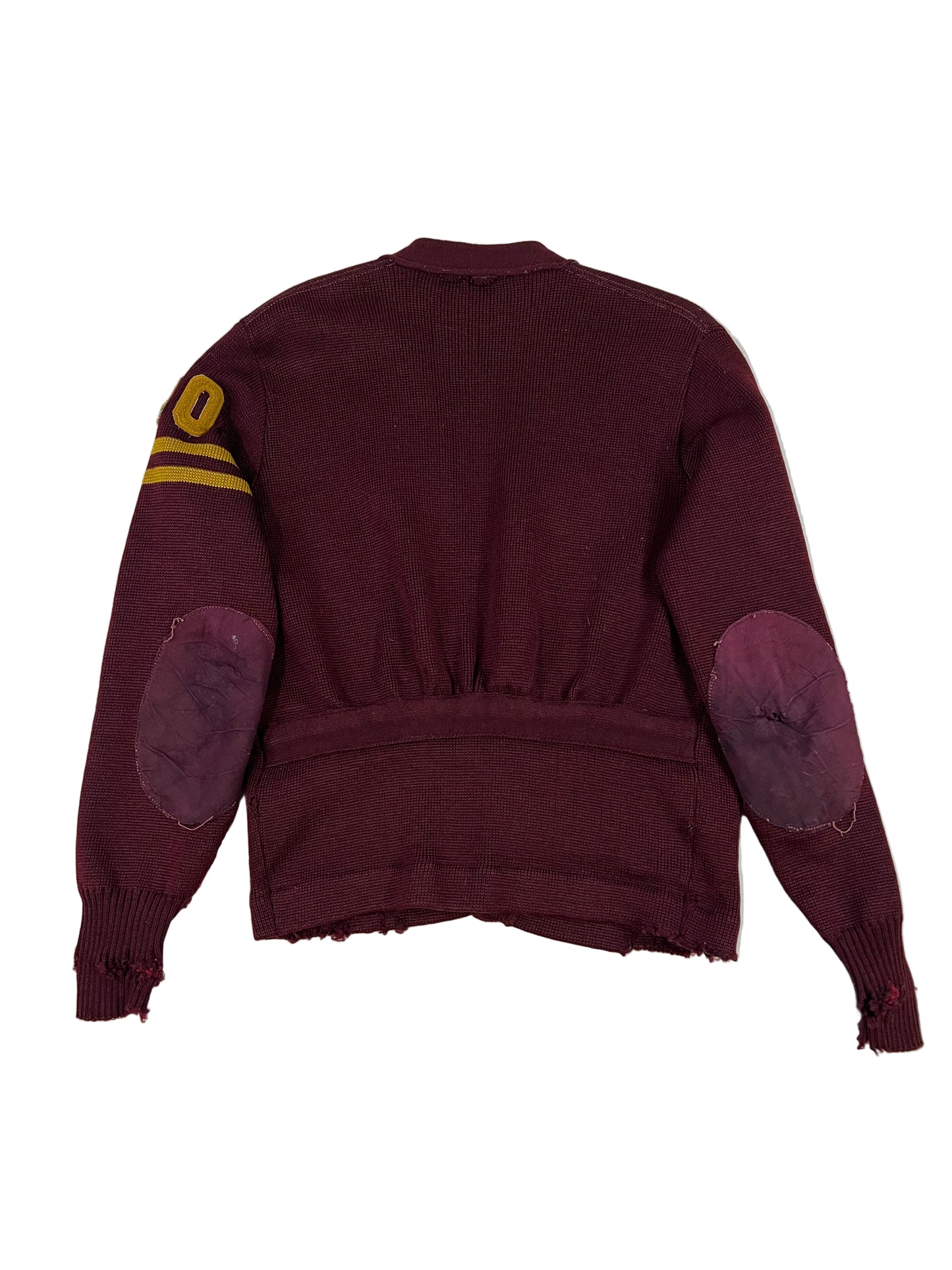 1940 Letterman Cinched Back Cadigan