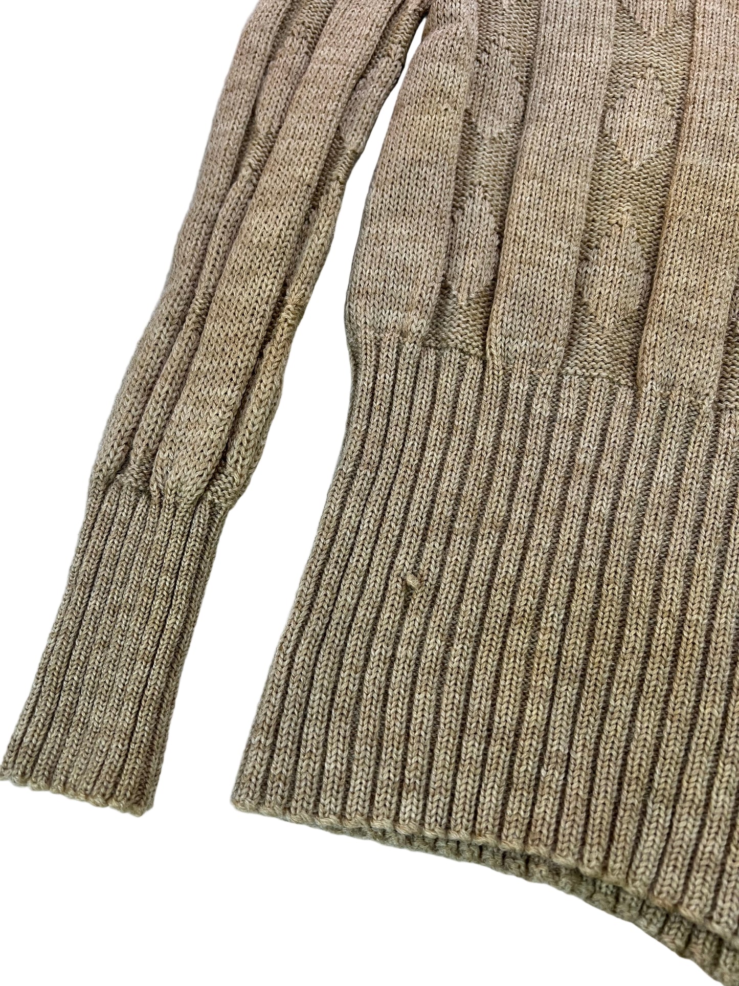 1940’s Sarby Sportswear Oatmeal Golfing Sweater
