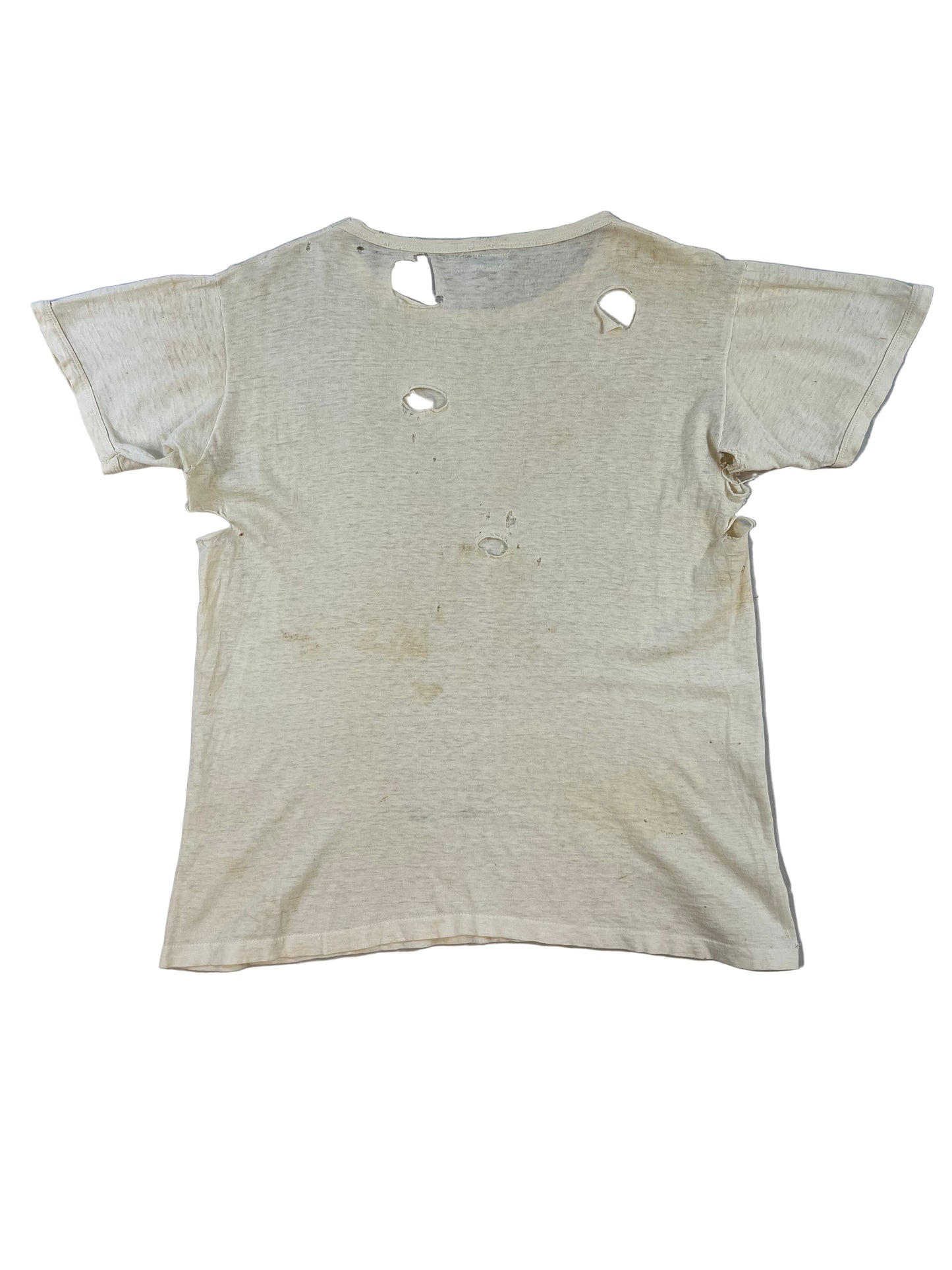 30s/40s J.C. Penney Co. Distressed Blank T-Shirt