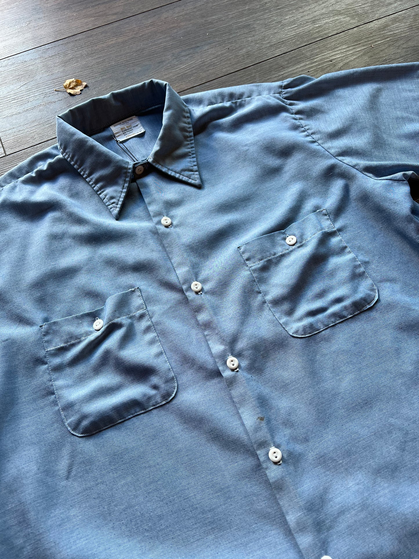 80s “Big Mac” Chambray Work Shirt