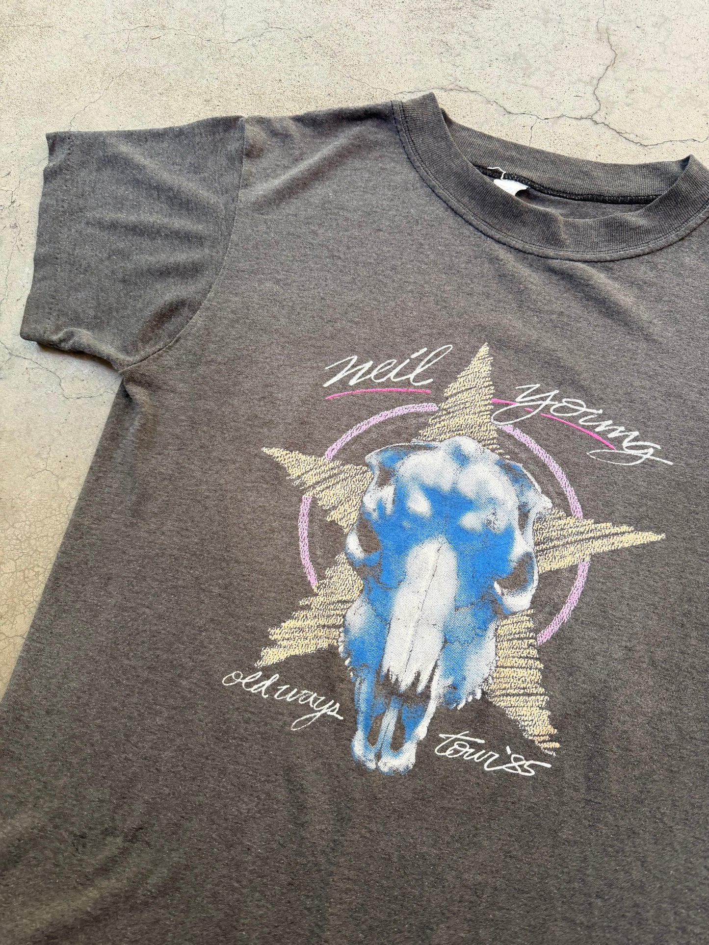 1985 Neil Young “Old Ways” Tour T-shirt