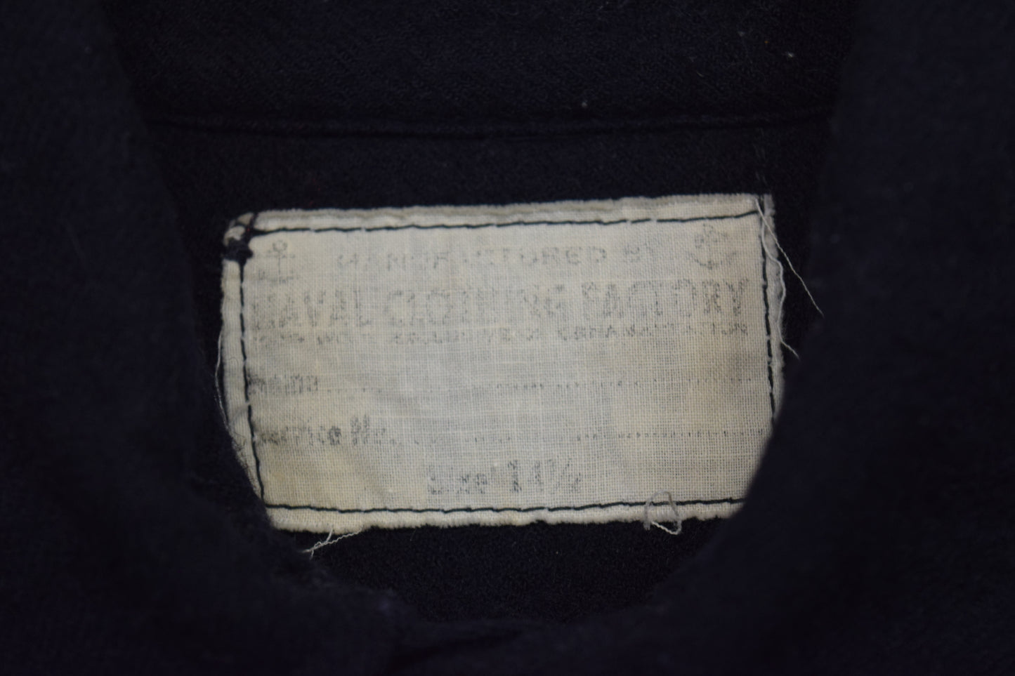 1940s WWII USN CPO Wool Button Up