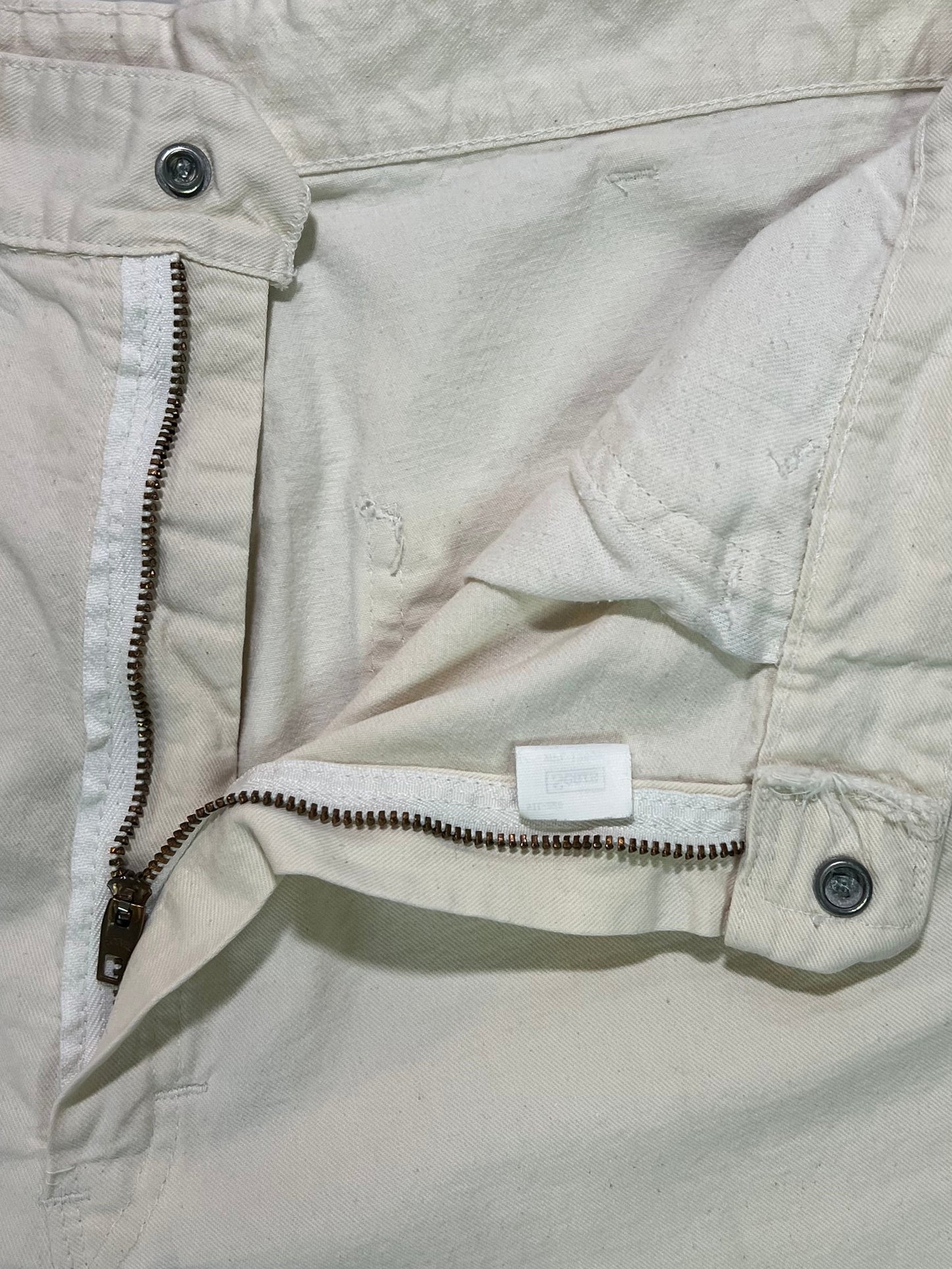 1960’s Sears White Carpenter Pants 31”x30”