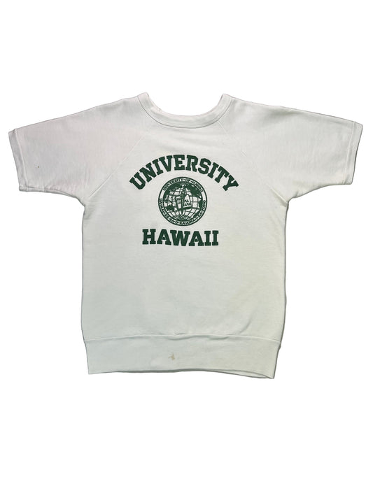 1950s University of Hawaii Hanes Breeze Shield Short Sleeve Sweatshirt